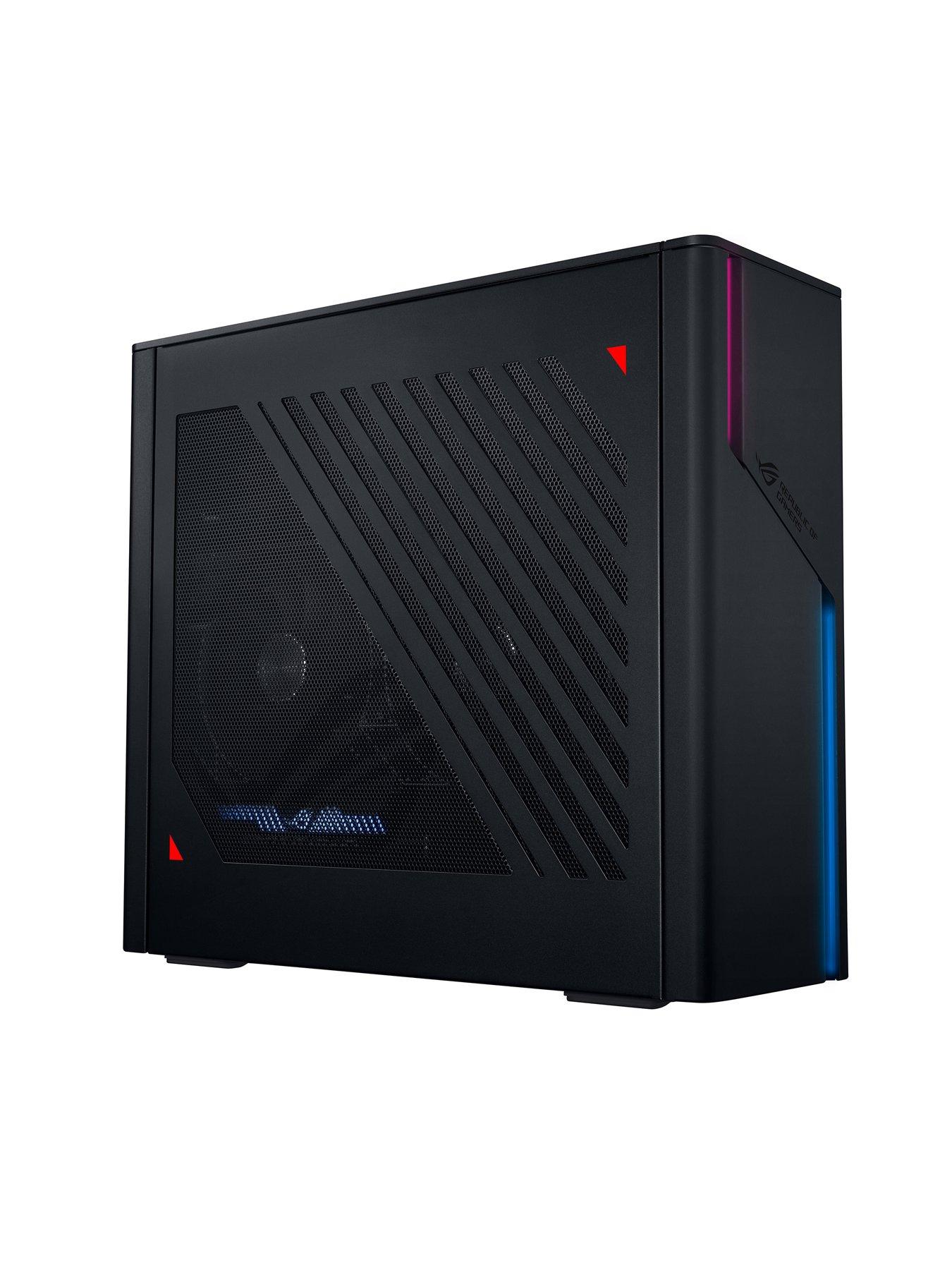  image of asus-rog-g22nbspgaming-desktop-geforce-rtx-4070-supernbspintel-core-i7nbsp32gb-ram-1tb-ssd-black