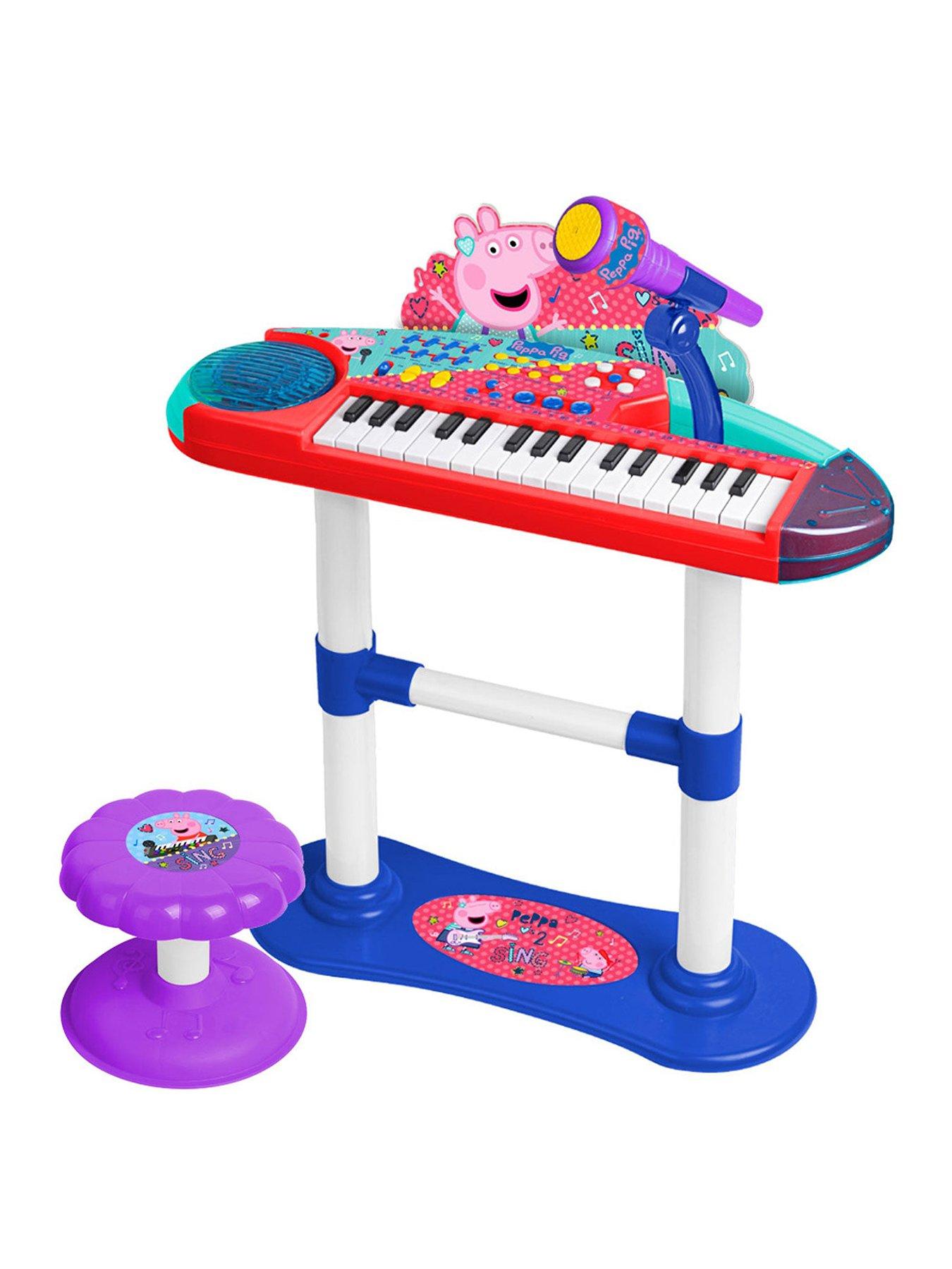 peppa-pig-organ-with-microphone-stand-amp-bench