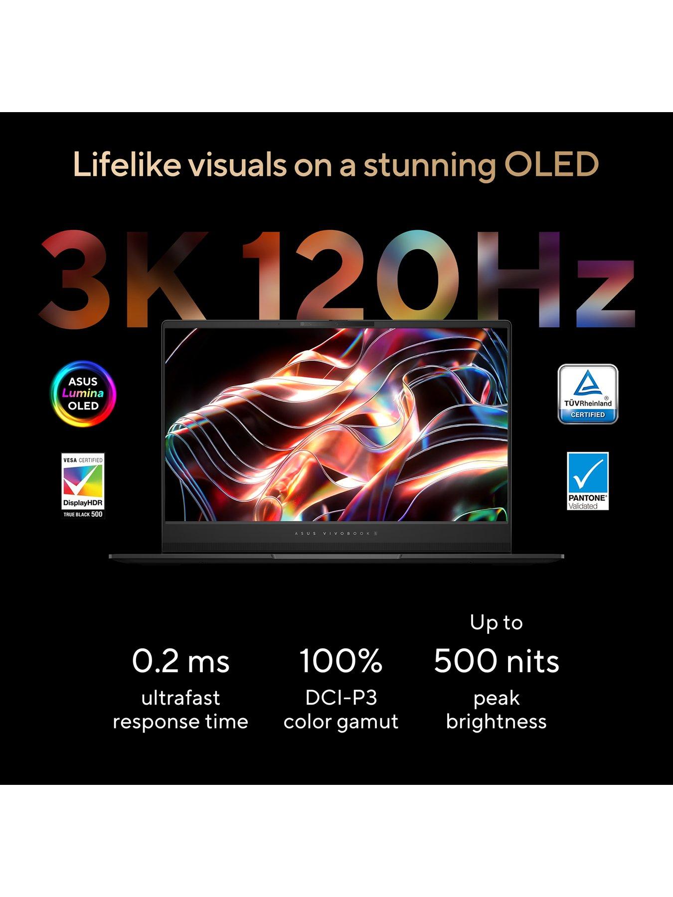 Image 7 of 7 of Asus Vivobook S 15 Laptop - Copilot+ PC - 15.6in 3K OLED - AMD Ryzen AI 9 - 32GB RAM - 1TB SSD - Silver