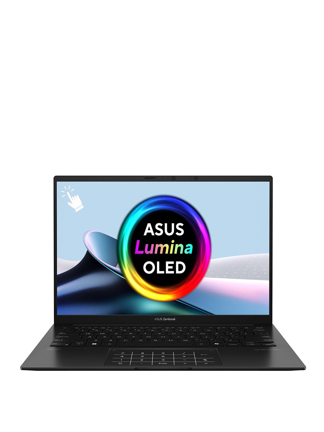 Image 1 of 7 of Asus Zenbook 14 OLED Laptop&nbsp;- 14in WUXGA,&nbsp;AMD Ryzen 7, 16GB RAM, 1TB SSD&nbsp;- Black
