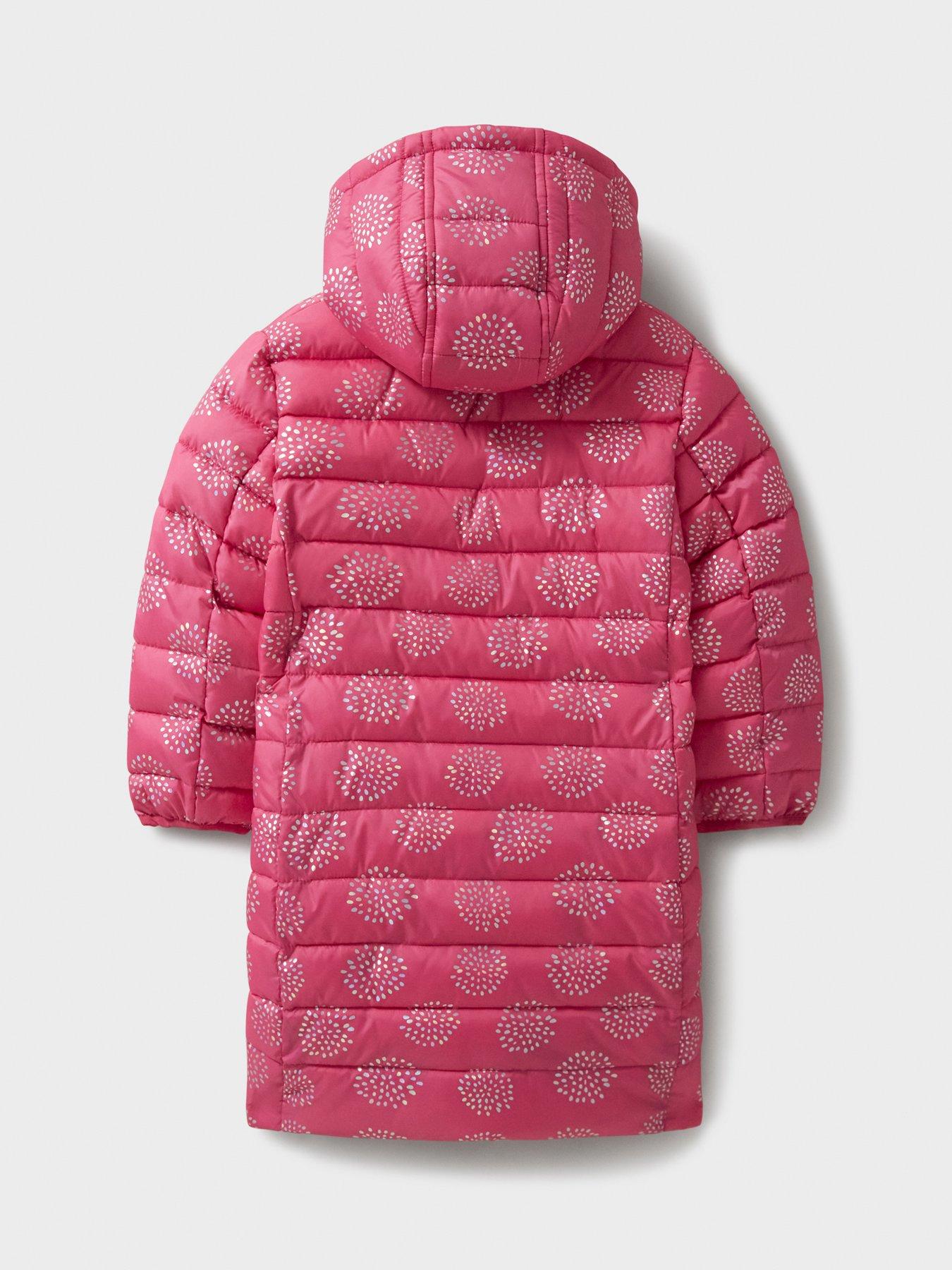 Pink lightweight padded jacket best sale