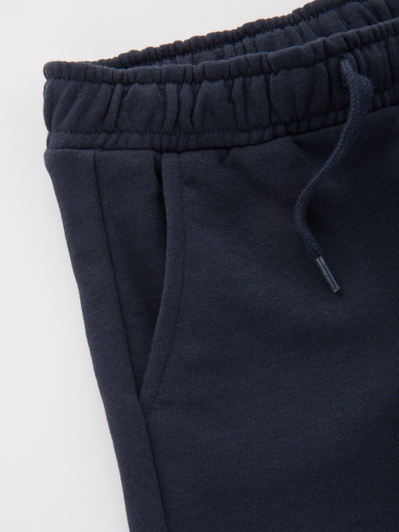  image of jack-jones-mini-younger-boys-logo-sweat-shorts-blazer-navy