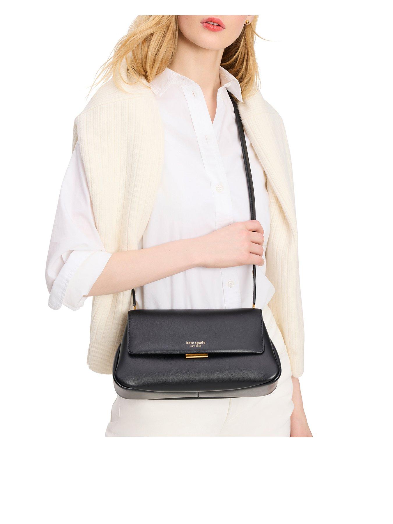 Image 3 of 4 of Kate Spade New York Grace Fine Grain Leather Shoulder Bag