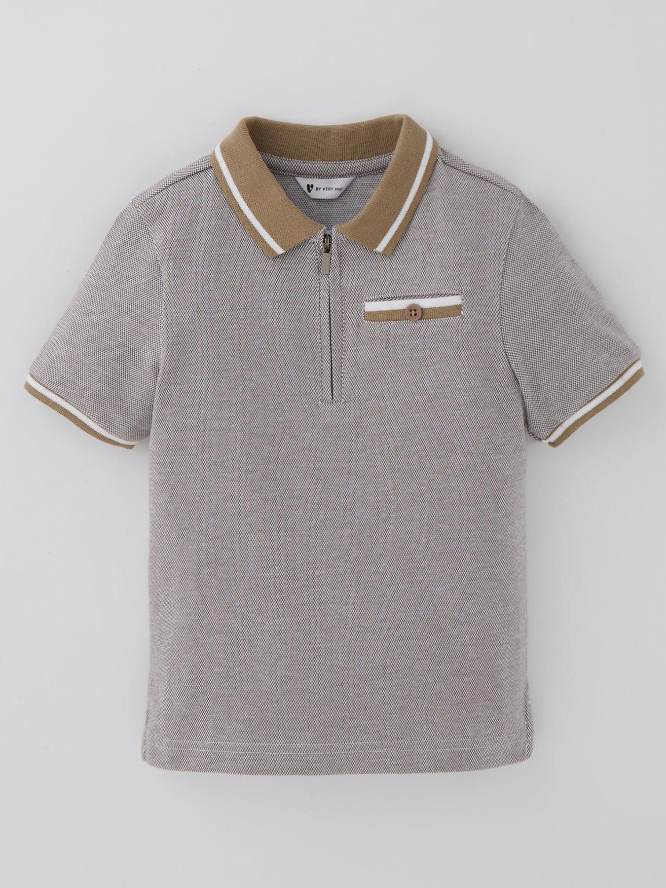 mini-v-by-very-boys-textured-short-sleeve-polo-white