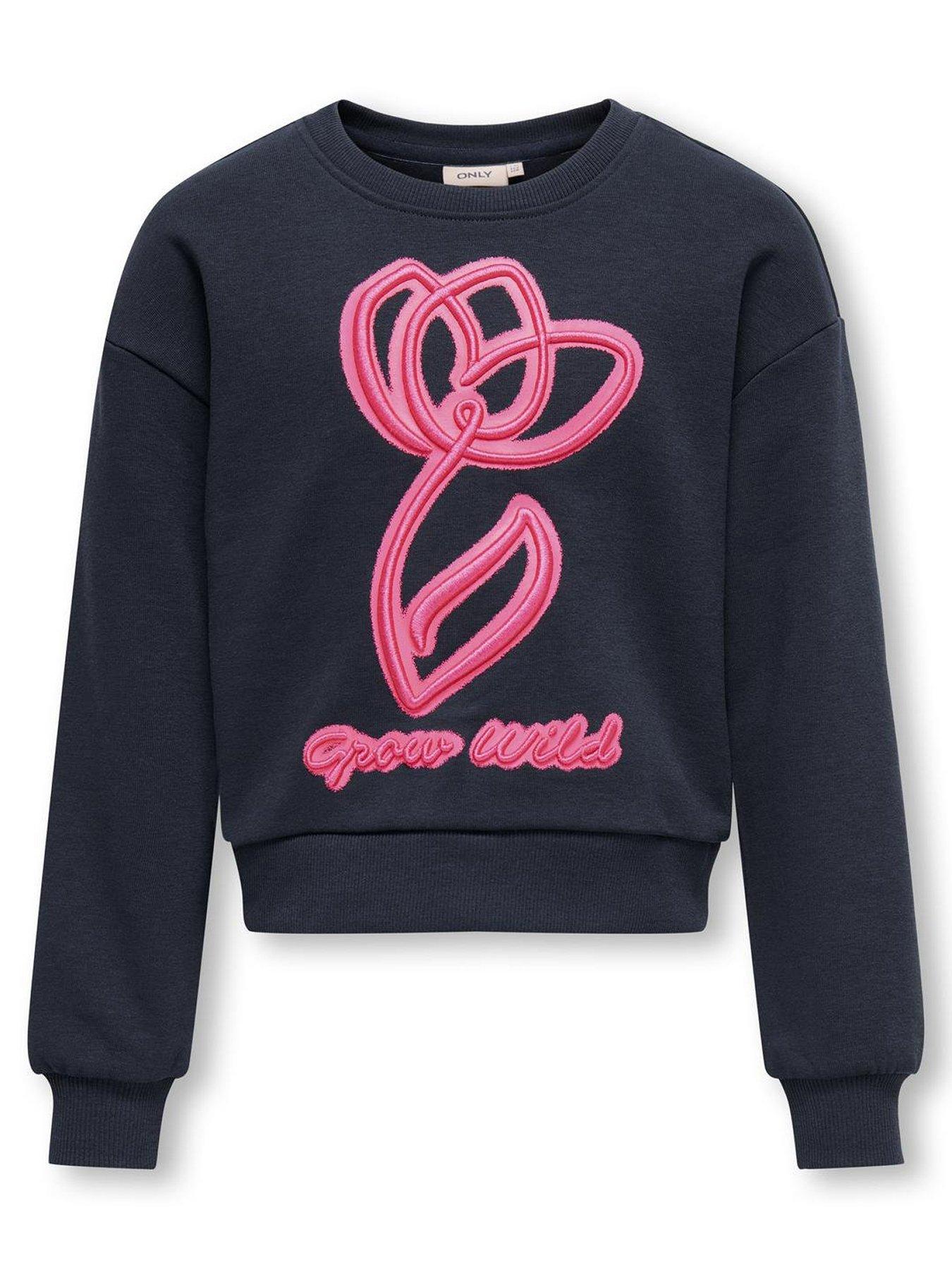 undefined Girls Grow Wild Sweat - Navy