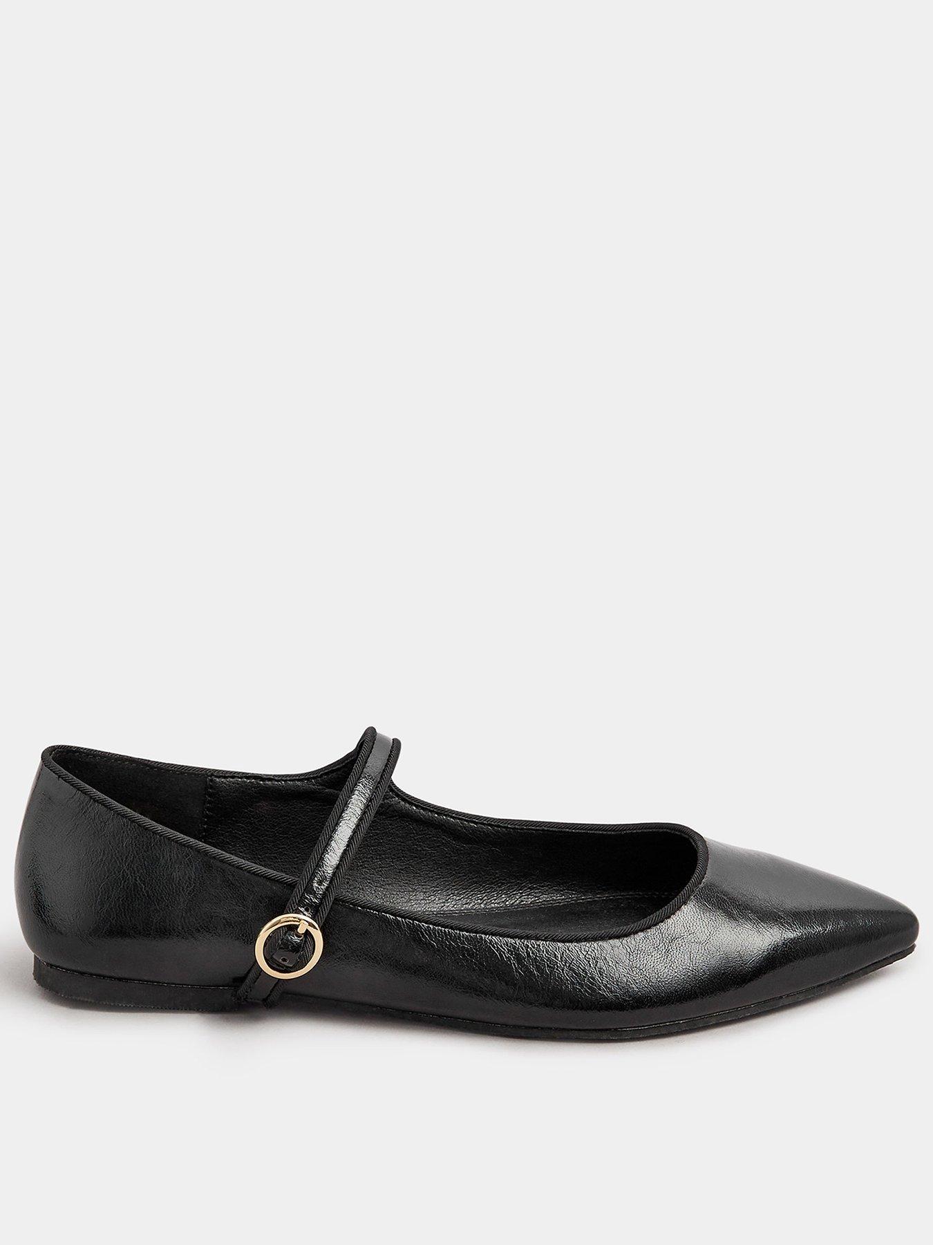  image of long-tall-sally-flat-point-mary-janes-black