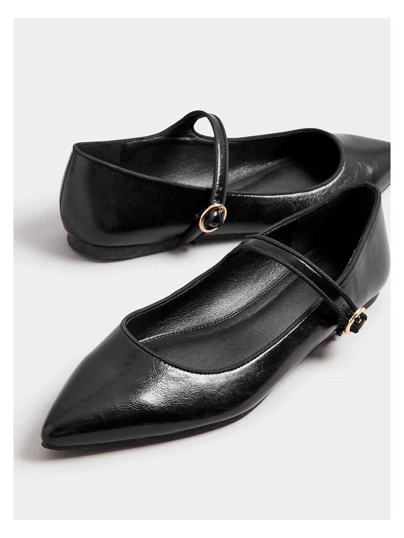  image of long-tall-sally-flat-point-mary-janes-black