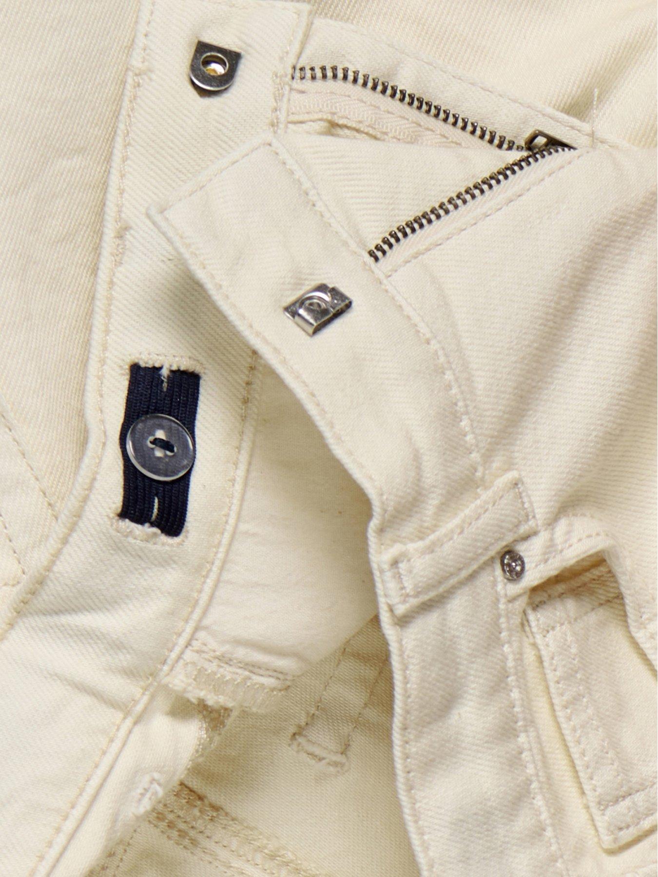  image of only-kids-girls-robyn-vintage-denim-shorts-ecru
