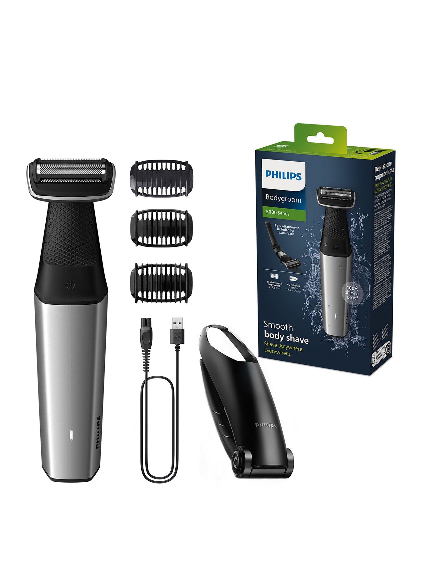 undefined Series 5000 Cordless Body Groomer with Back Attachment  &  Skin Comfort System, BG5021/15 Philips