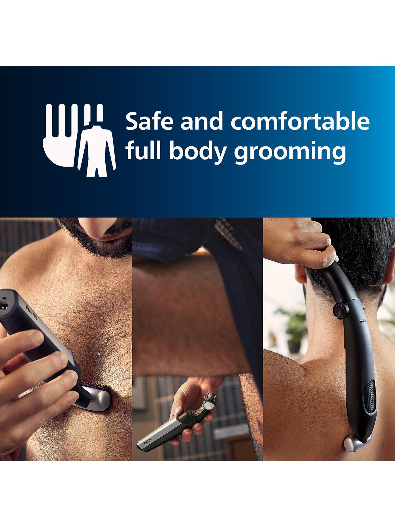  image of philips-series-5000-cordless-body-groomer-with-back-attachment-amp-skin-comfort-system-bg502115-philips