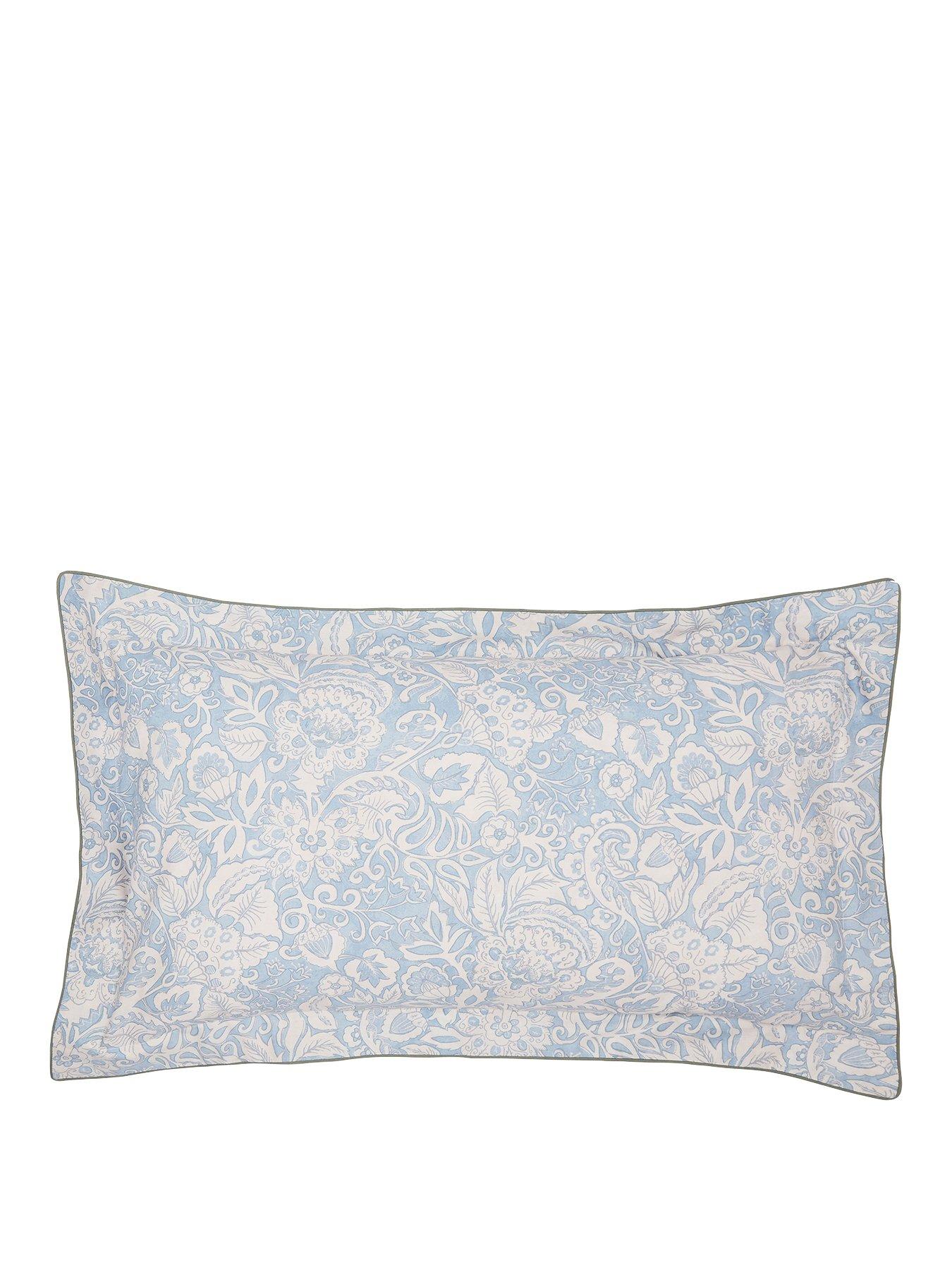  image of joules-balmoral-100-cotton-percale-blue-duvet-set