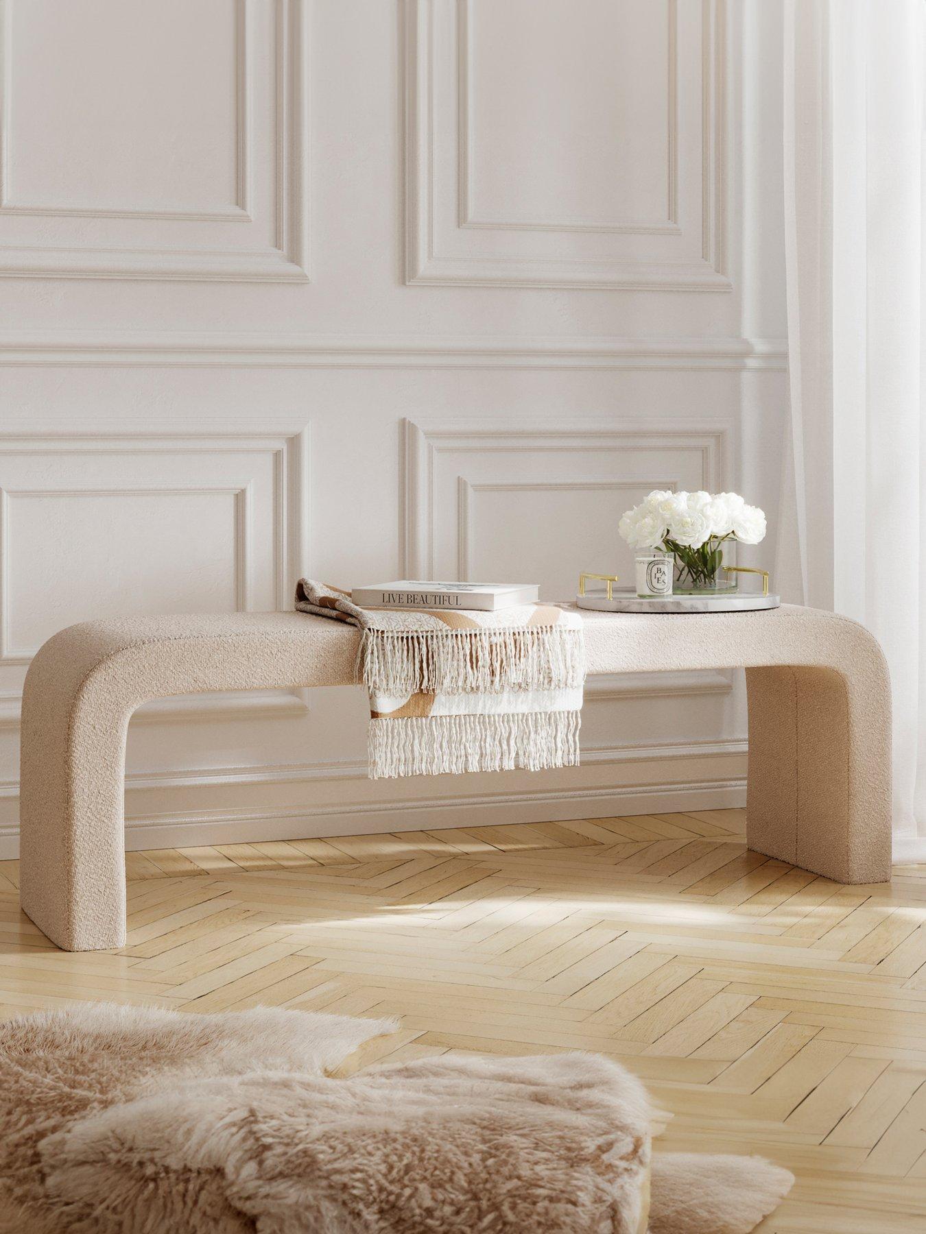 LPD Home Ren Buff Boucle Bench