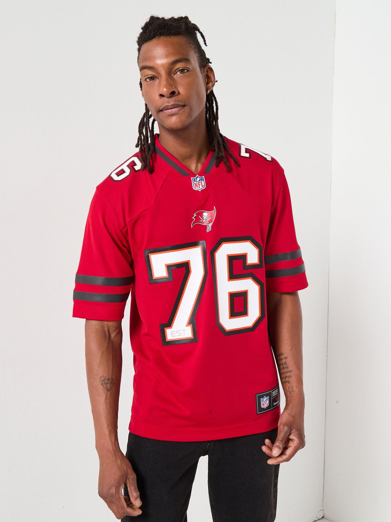 Image 1 of 6 of Fanatics Mens Tampa Bay Buccaneers NFL Core Foundation Jersey - Red