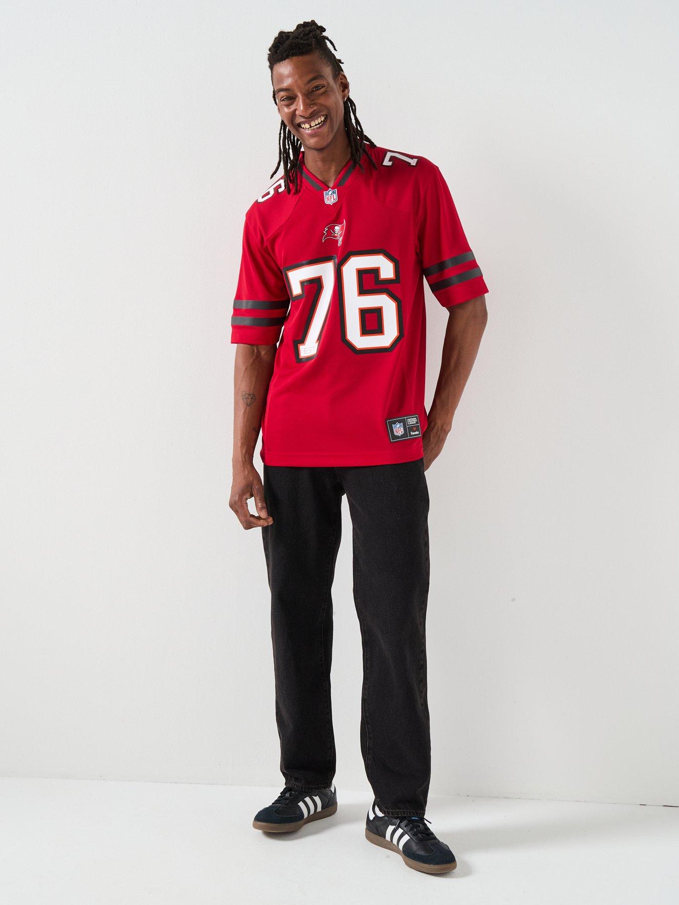 Image 3 of 6 of Fanatics Mens Tampa Bay Buccaneers NFL Core Foundation Jersey - Red