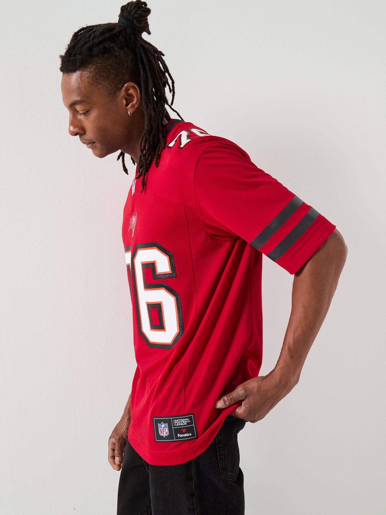 Image 6 of 6 of Fanatics Mens Tampa Bay Buccaneers NFL Core Foundation Jersey - Red