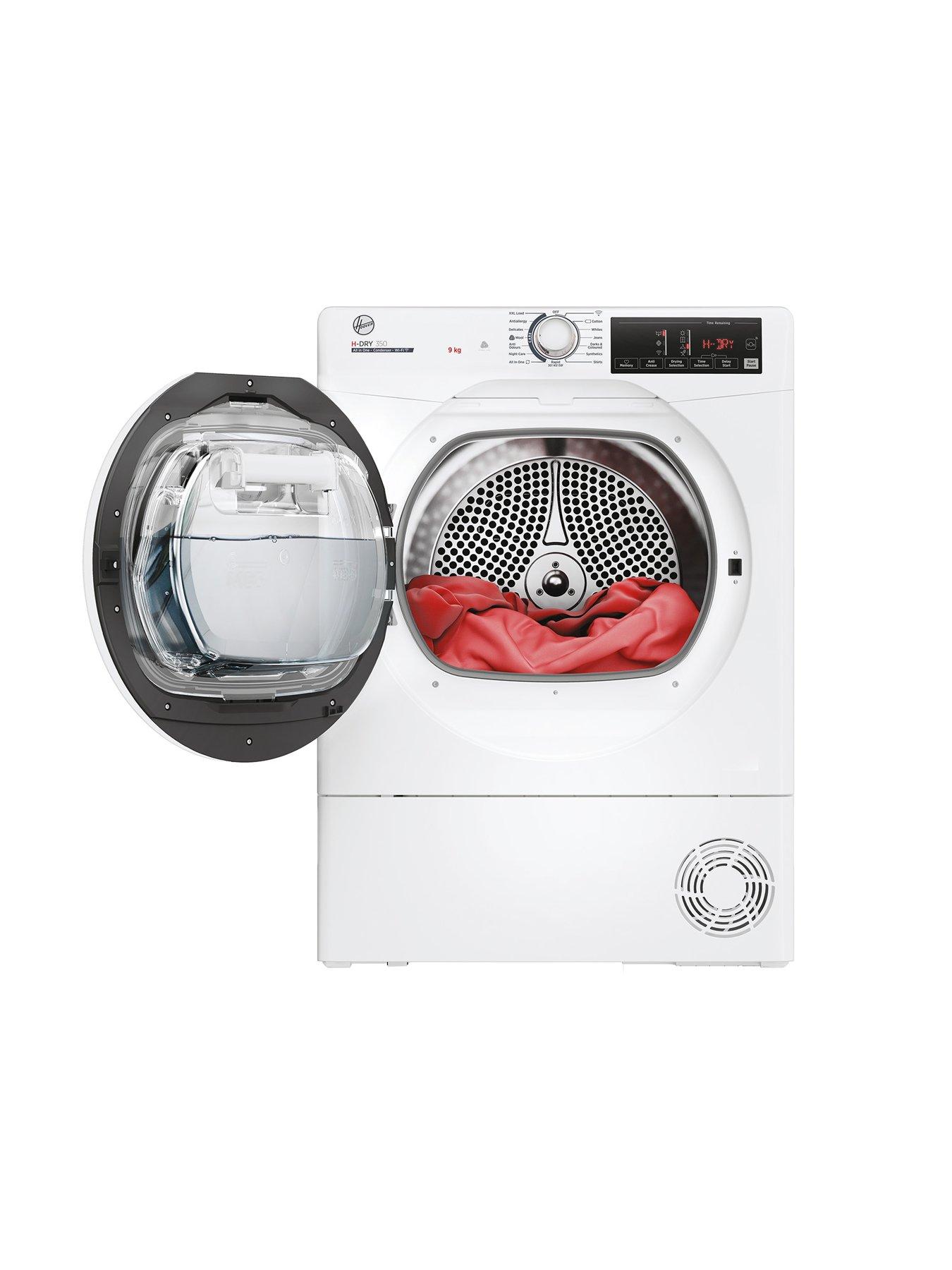 Image 2 of 7 of Hoover H-Dry 350&nbsp;HRE C9TE-80 9kg Load Condenser Tumble Dryer -&nbsp;White