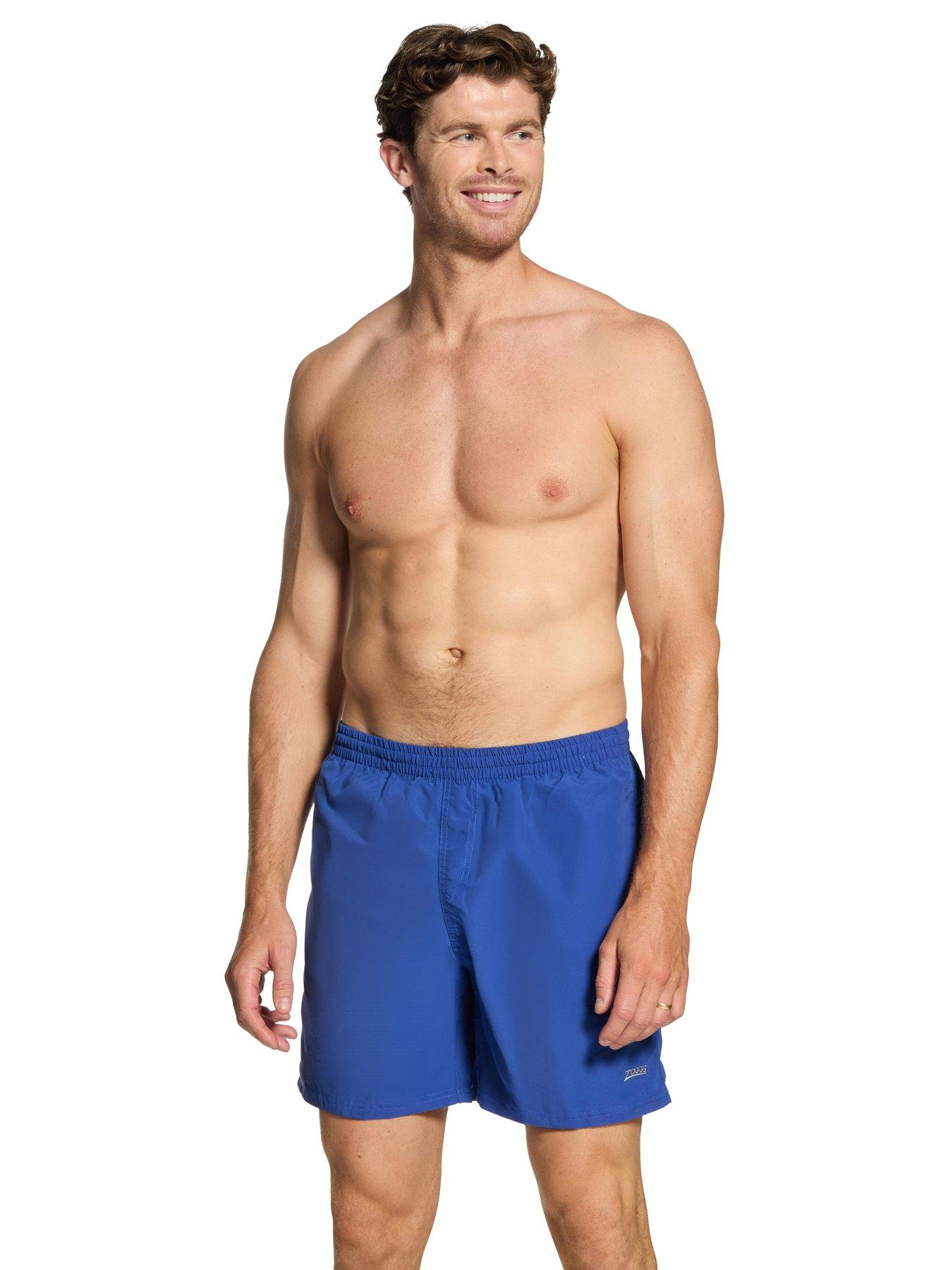 front image of zoggs-ecodura-penrith-17-shorts--blue