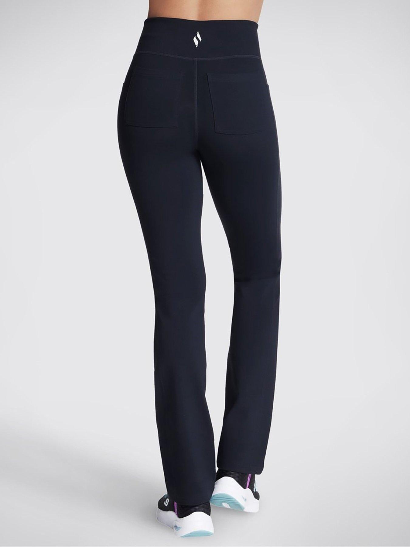  image of skechers-knit-go-walk-pant-black
