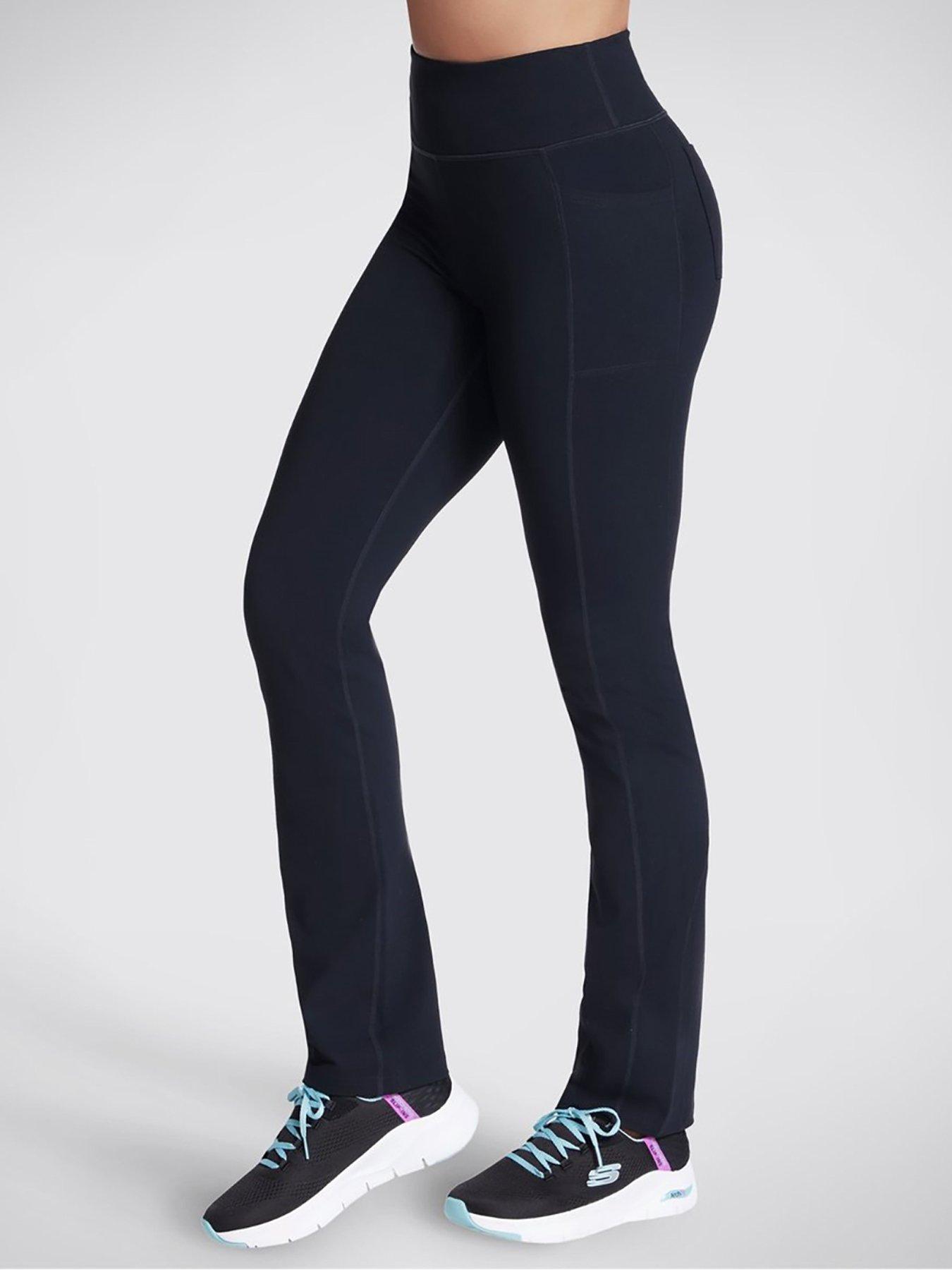  image of skechers-knit-go-walk-pant-black