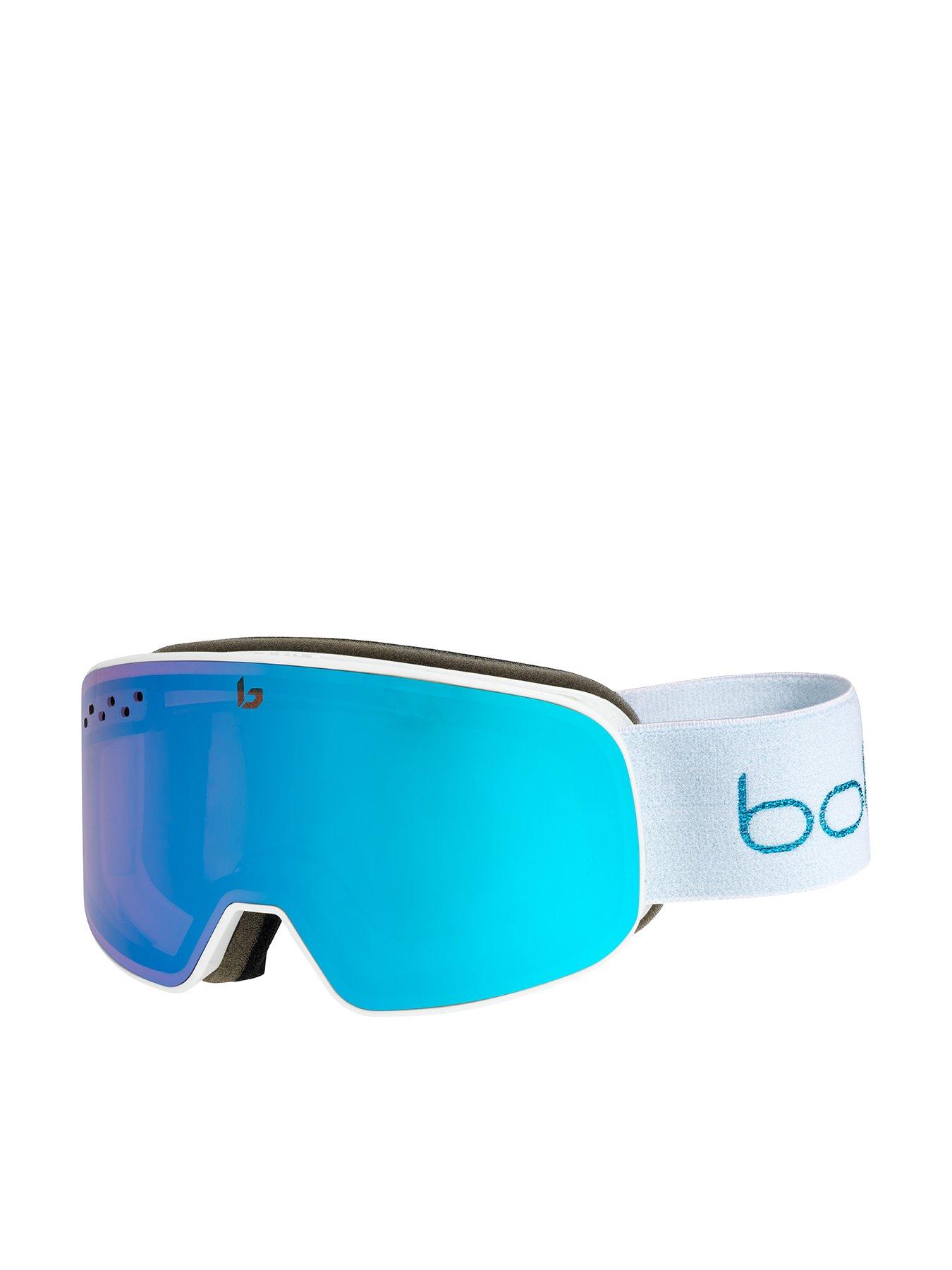 Image 1 of 2 of Bolle Nevada Small Ski Goggles - White/Blue