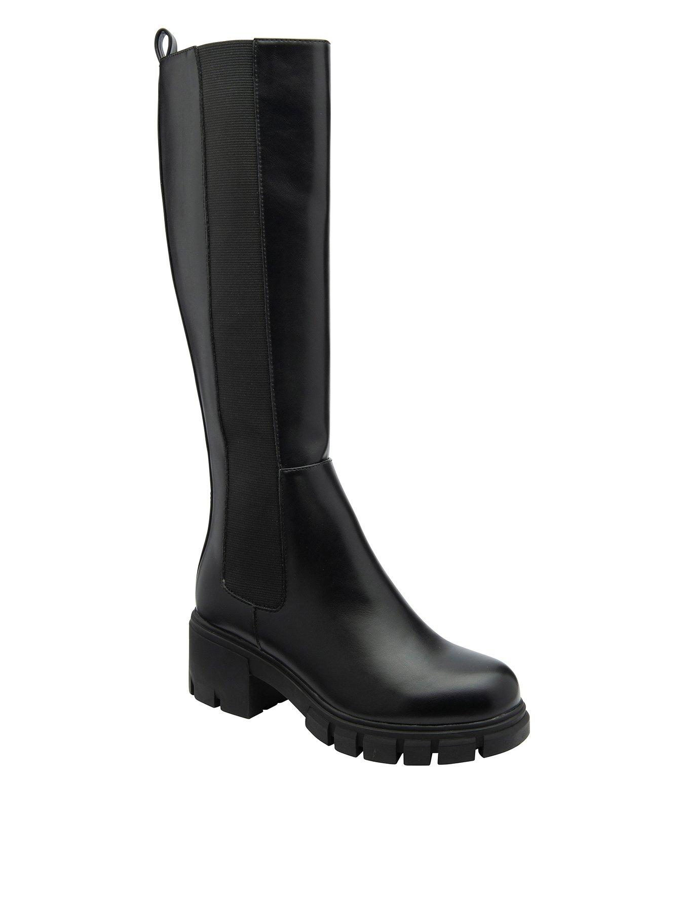 undefined Creag Chunky Knee High Boot - Black