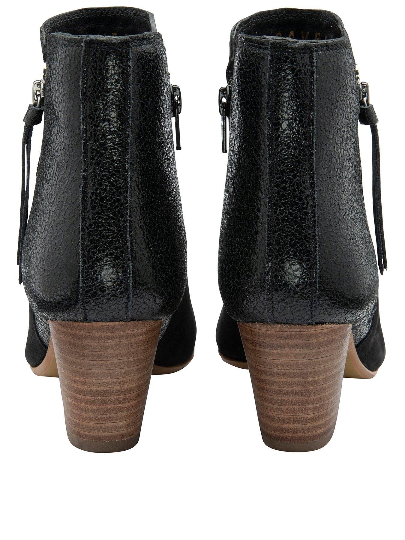 Image 3 of 4 of Ravel Tay Suede Ankle Boot - Black