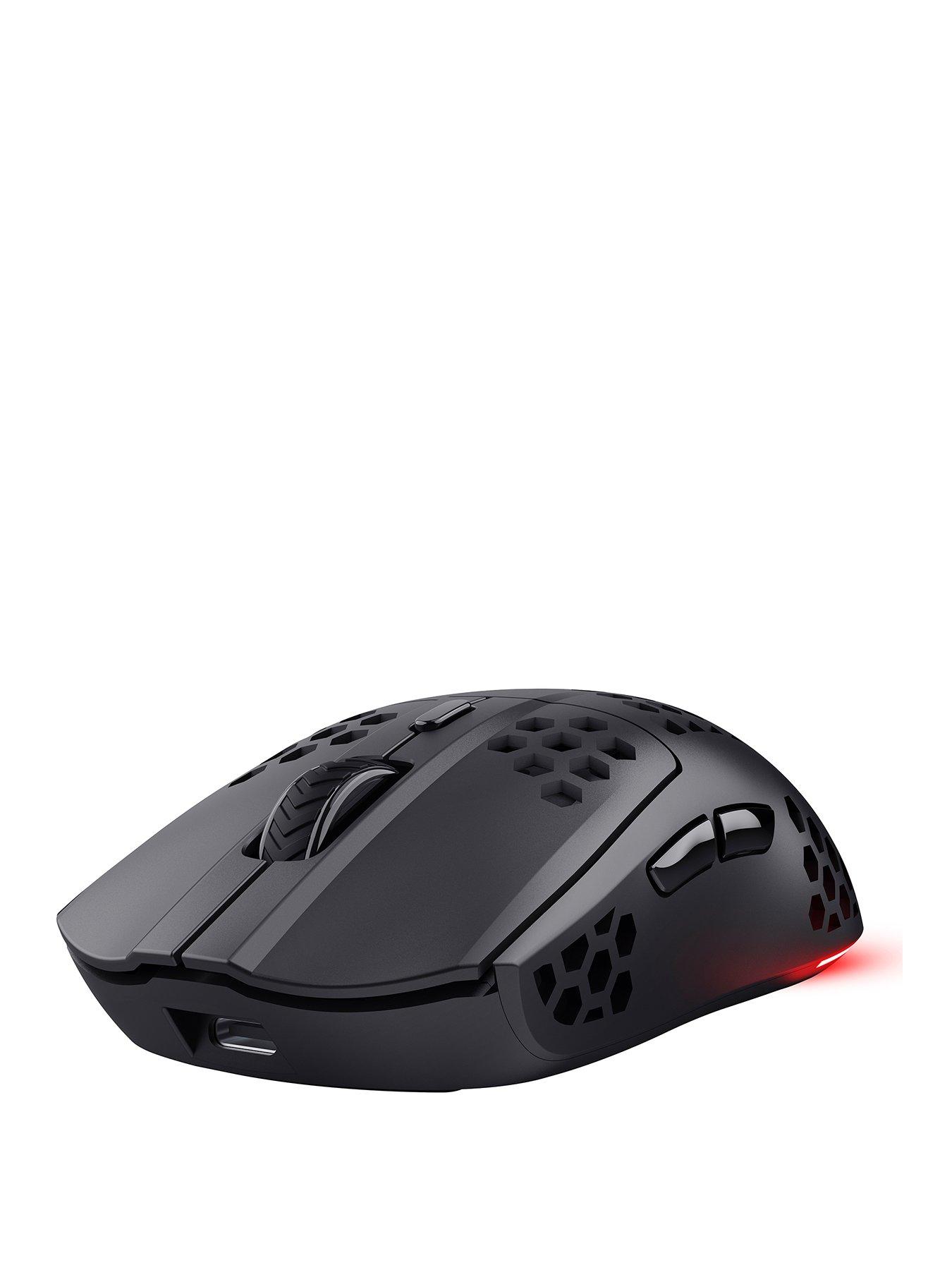 Image 1 of 7 of Trust GXT929 Helox Ultra-Lightweight Wireless RGB Black Gaming Mouse for PC, Laptop