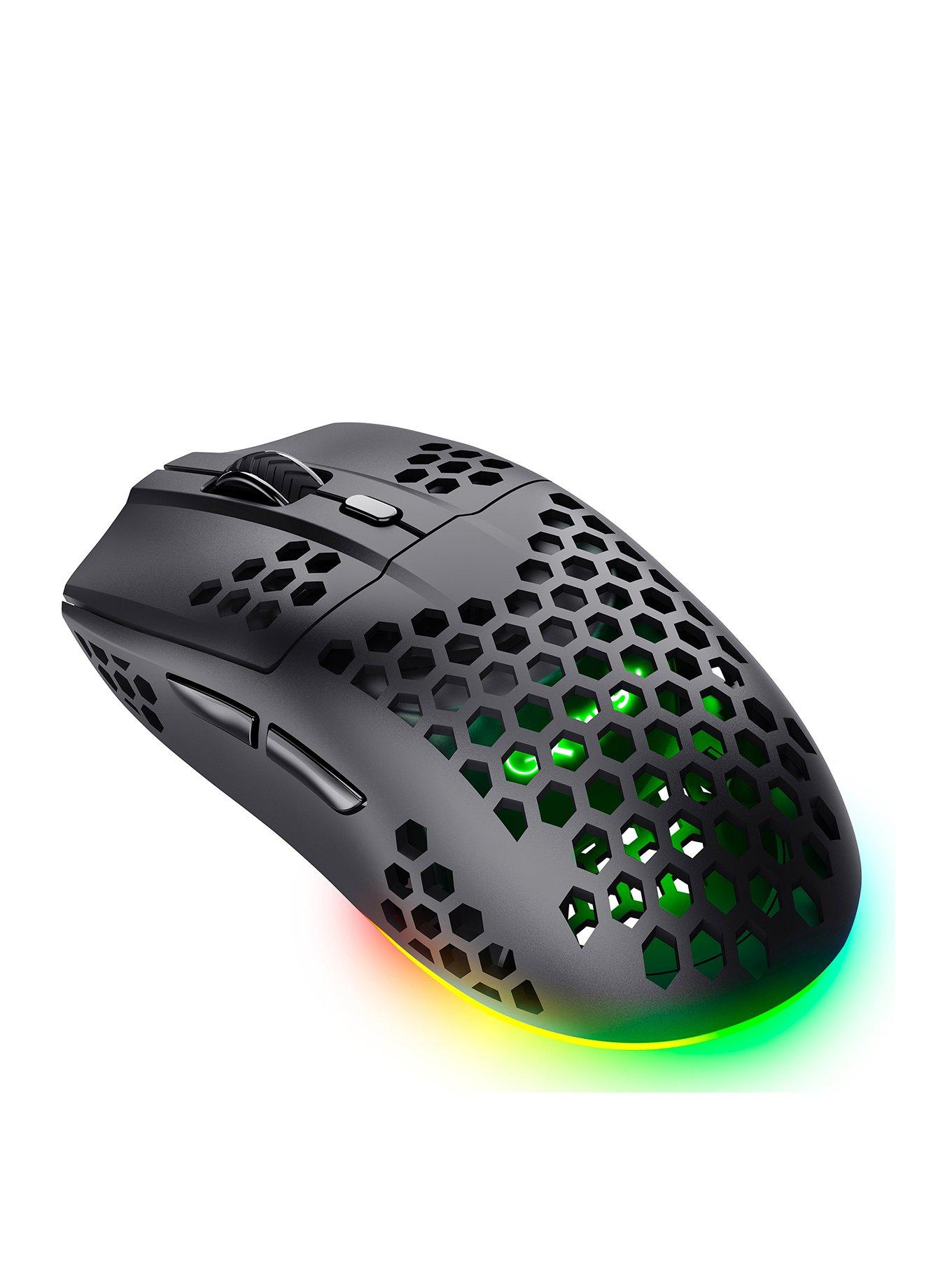 Image 2 of 7 of Trust GXT929 Helox Ultra-Lightweight Wireless RGB Black Gaming Mouse for PC, Laptop