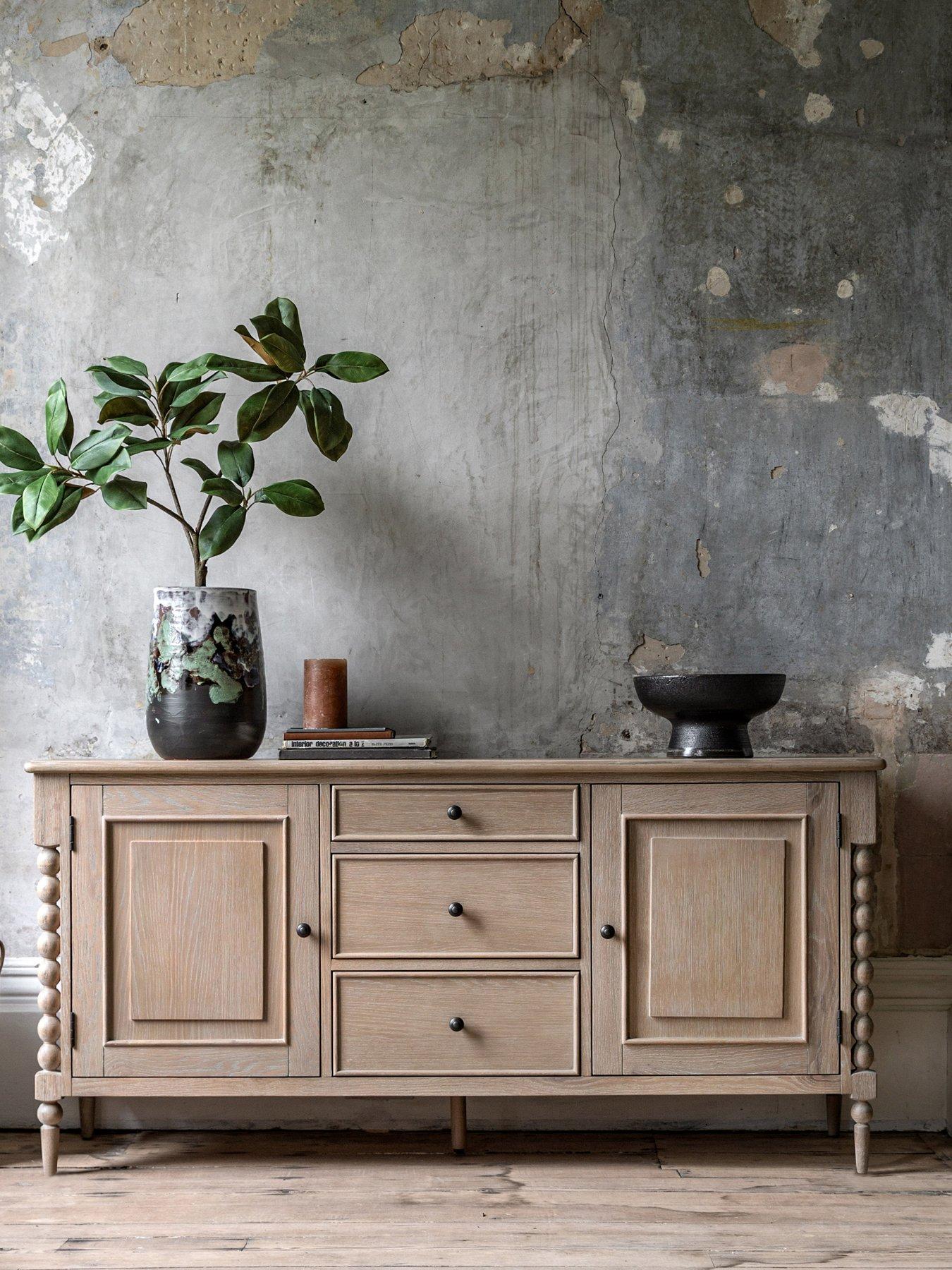 Image 1 of 7 of Gallery Direct Piave 2 Door, 3 Drawer Sideboard