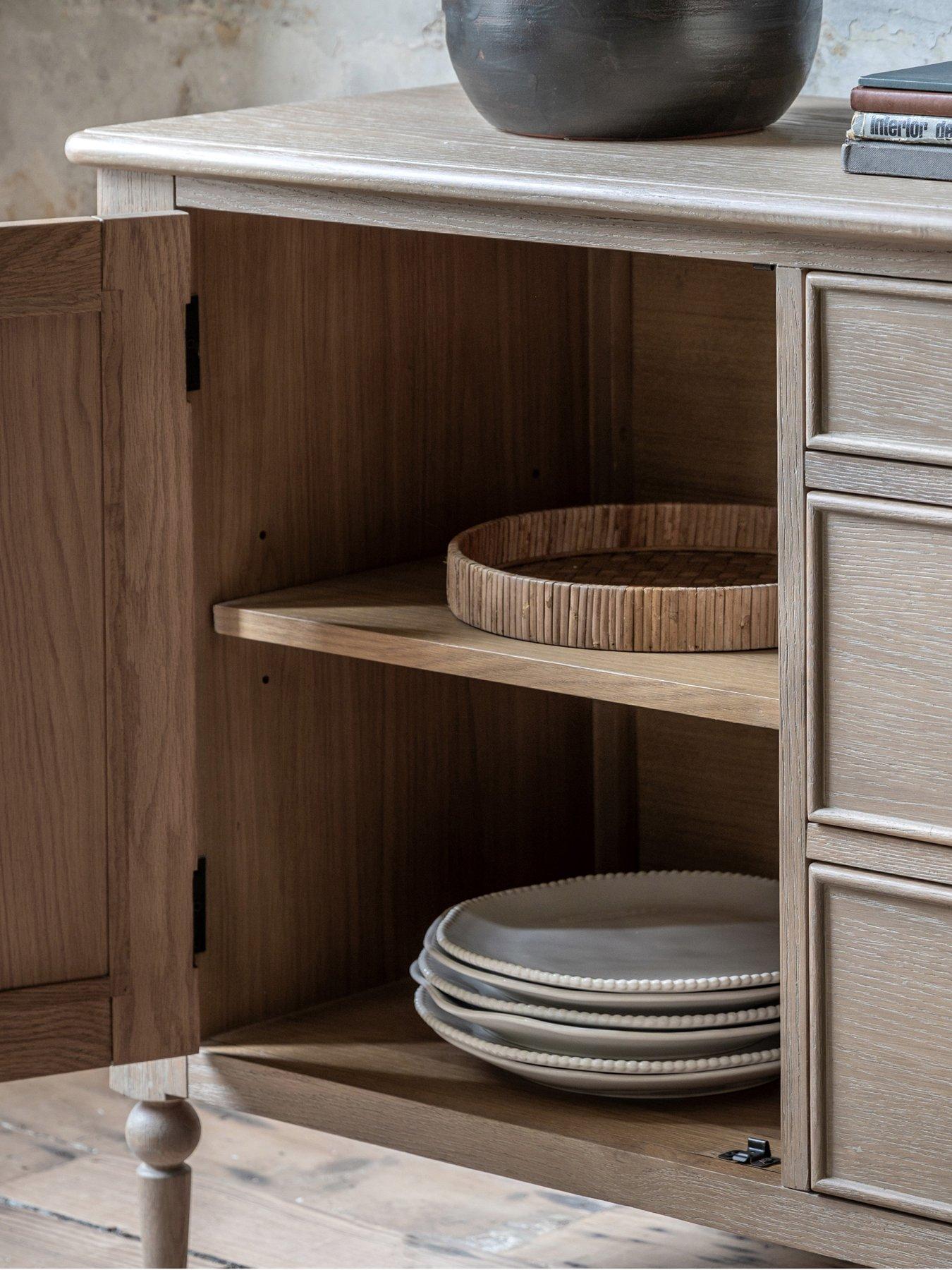 Image 4 of 7 of Gallery Direct Piave 2 Door, 3 Drawer Sideboard