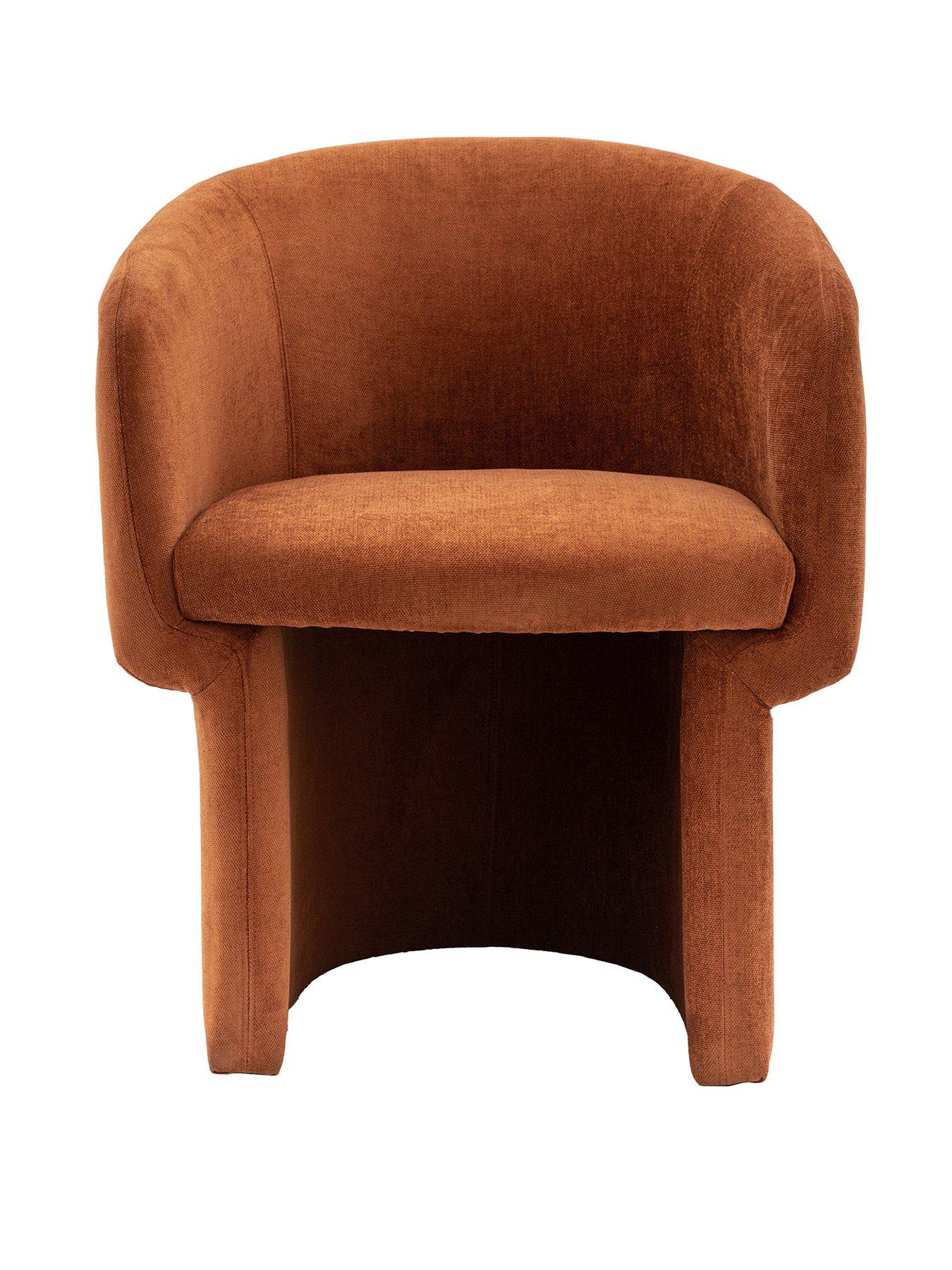  image of gallery-direct-riva-dining-chair-rust