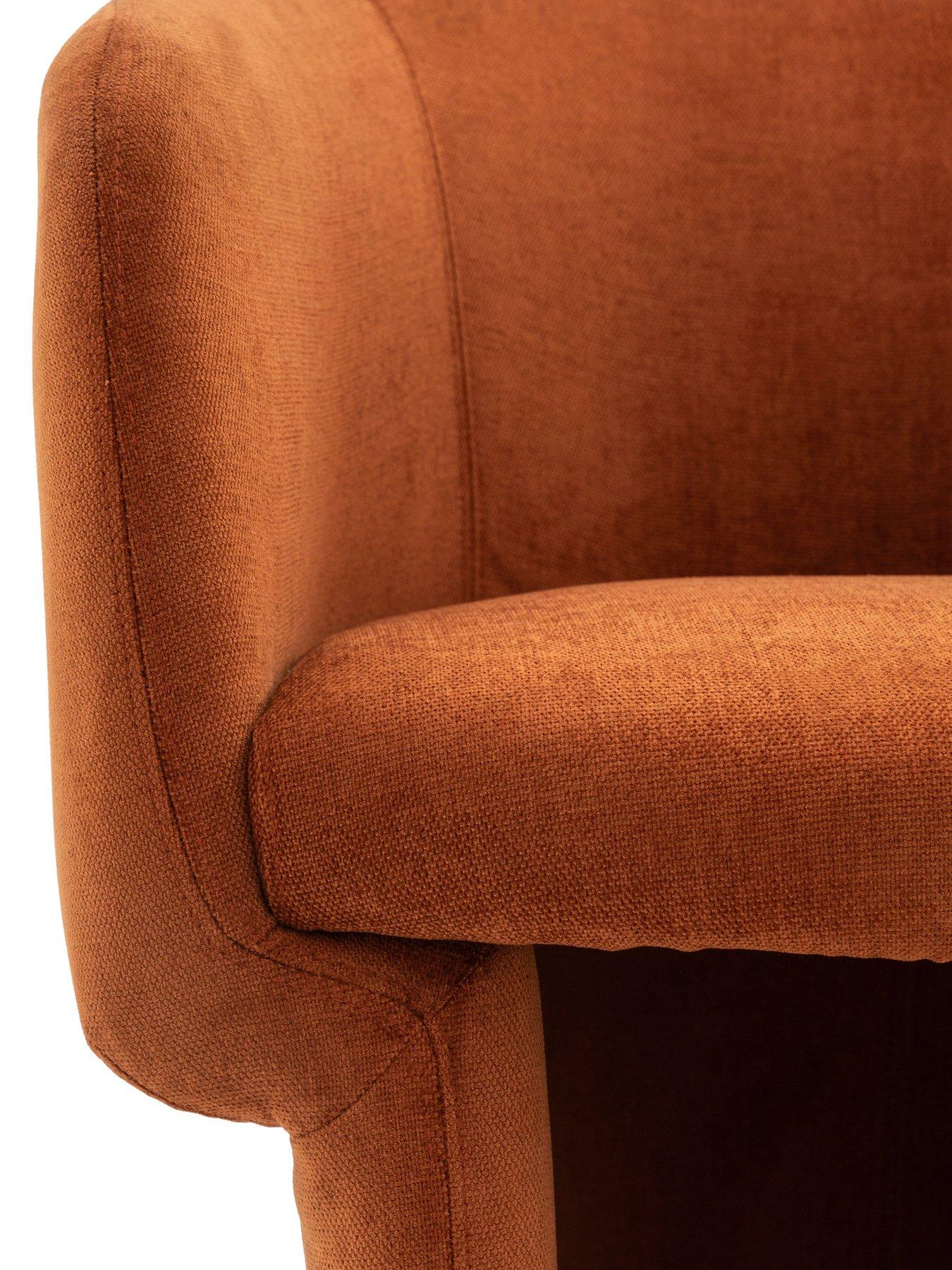  image of gallery-direct-riva-dining-chair-rust