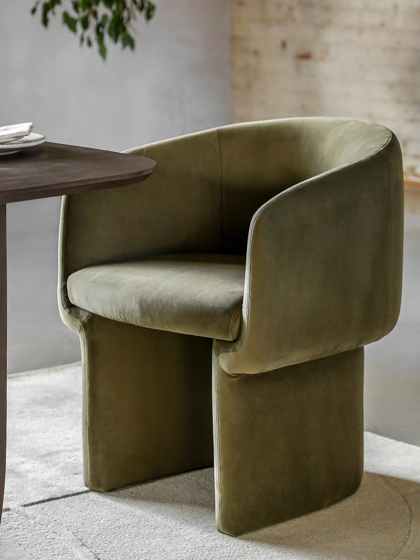 undefined Riva Dining Chair - Moss Green