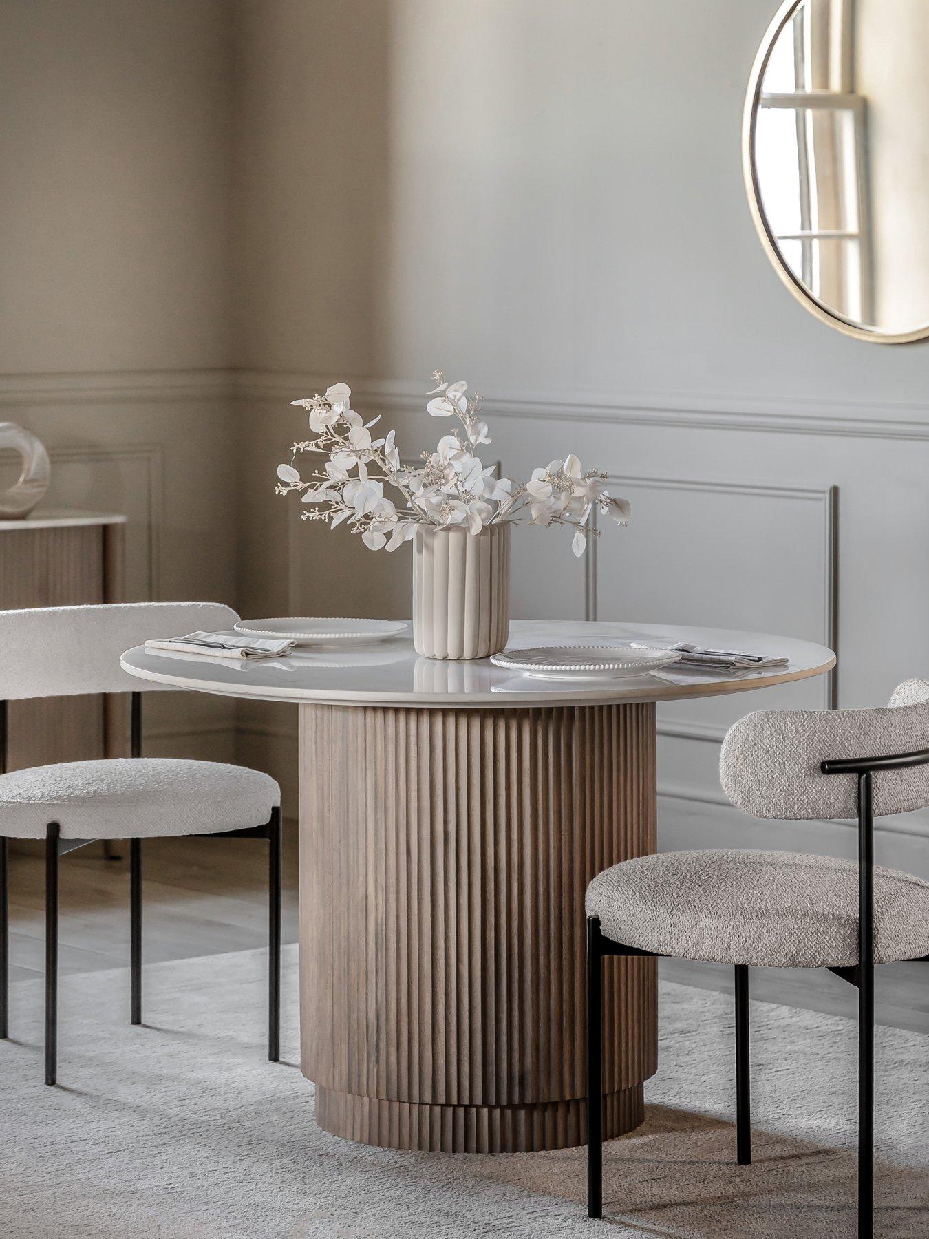 Gallery Direct Amur 110 cm Round Dining Table
