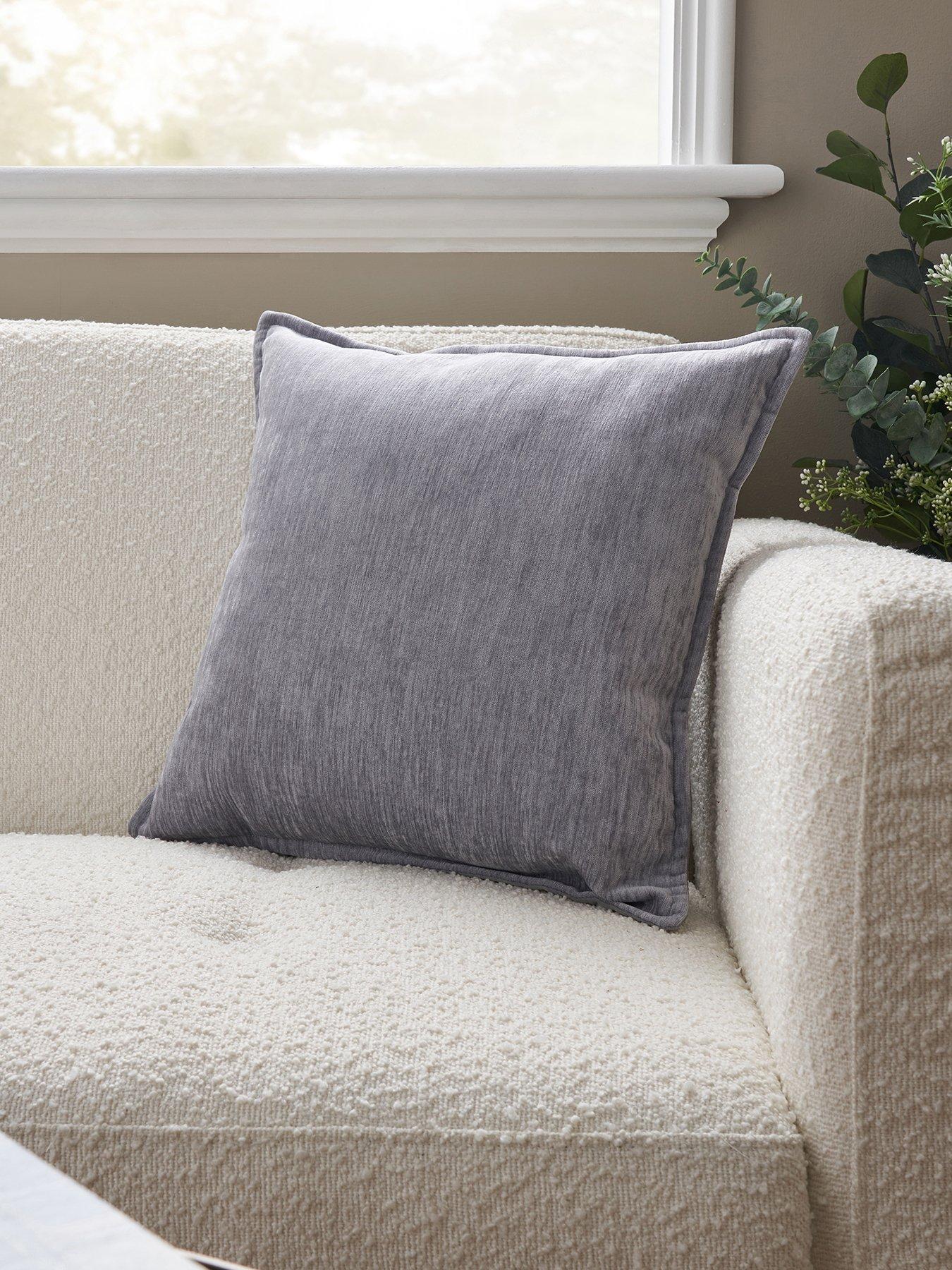 The Very Collection Distressed Chenille Cushion 45 X 45cm