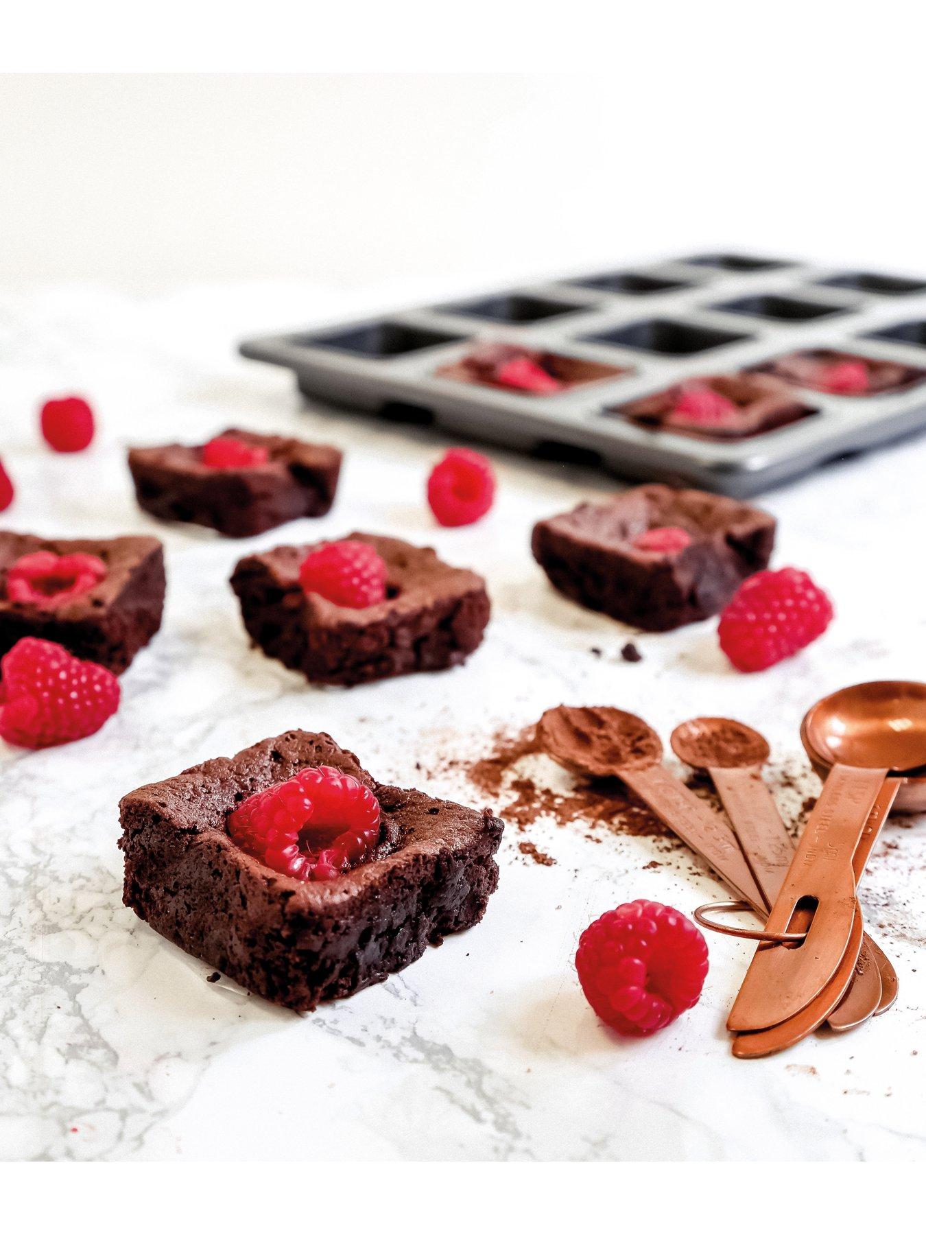  image of masterclass-non-stick-12-hole-brownie-pan