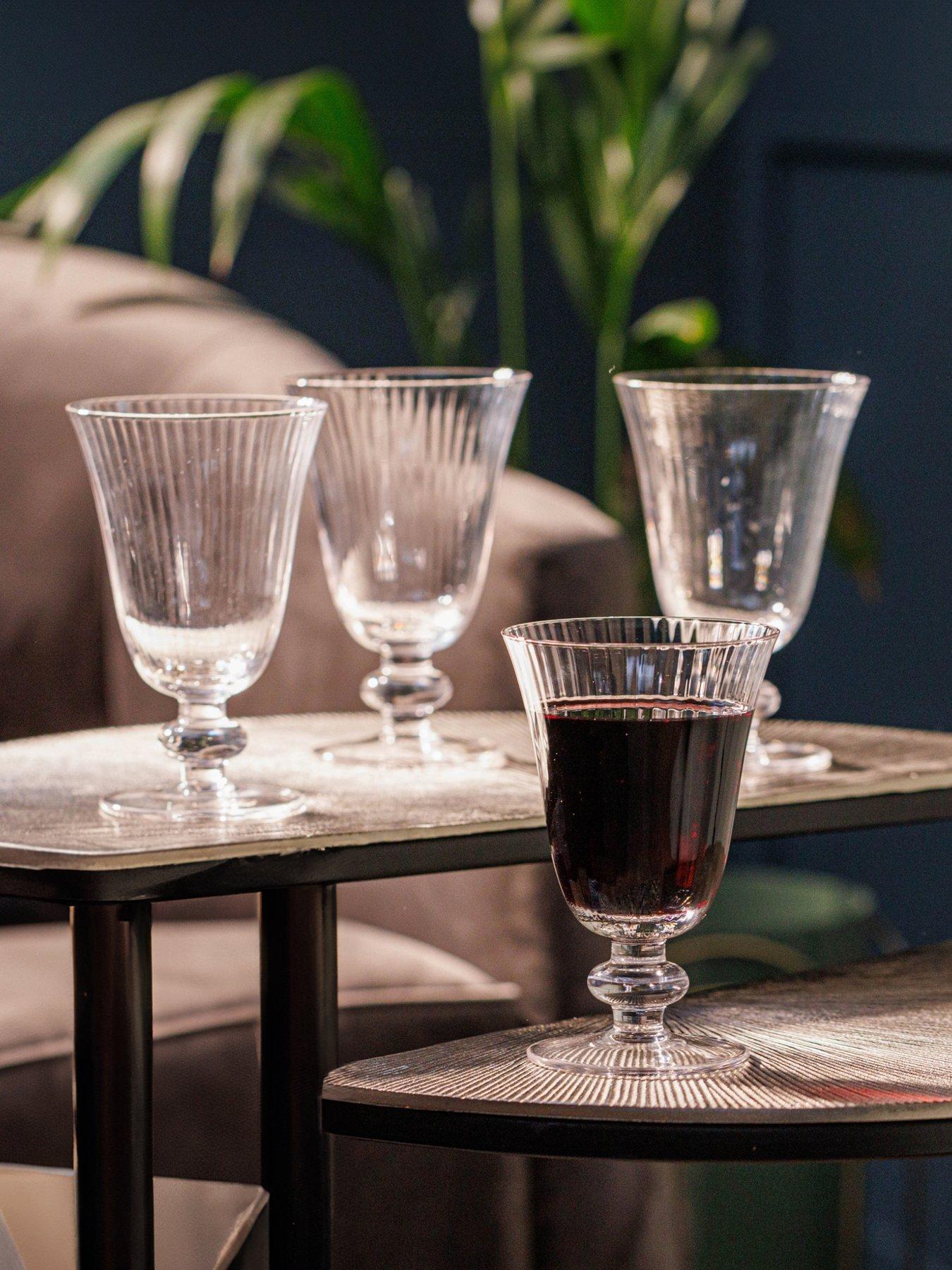  image of mikasa-salerno-crystal-wine-glasses-ndash-set-of-4