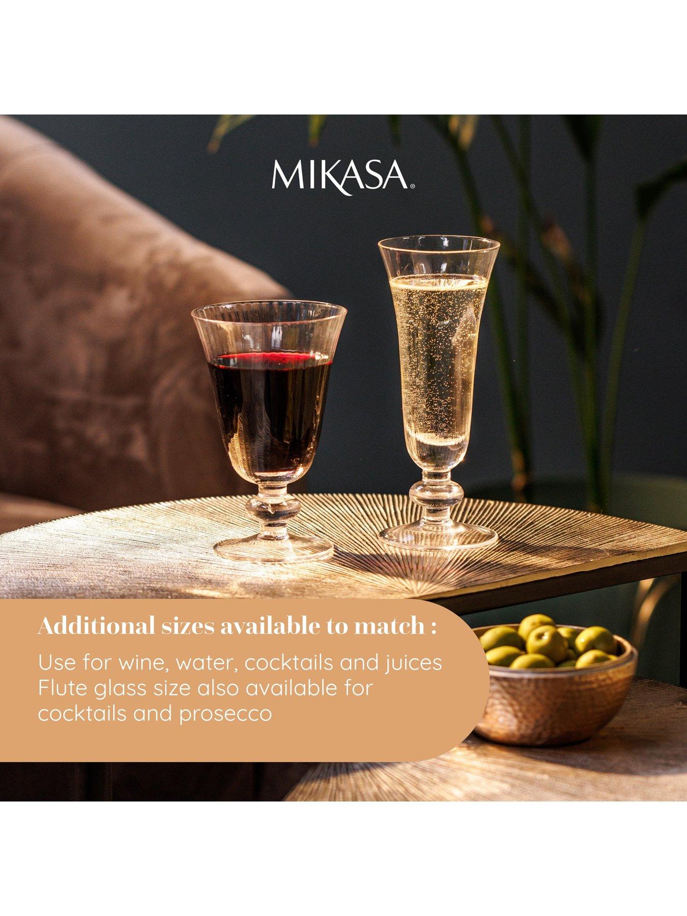  image of mikasa-salerno-crystal-wine-glasses-ndash-set-of-4