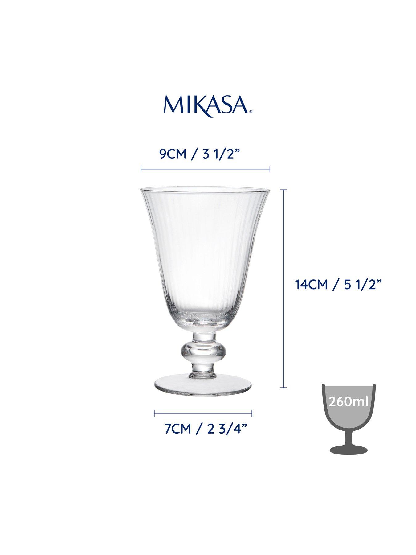  image of mikasa-salerno-crystal-wine-glasses-ndash-set-of-4
