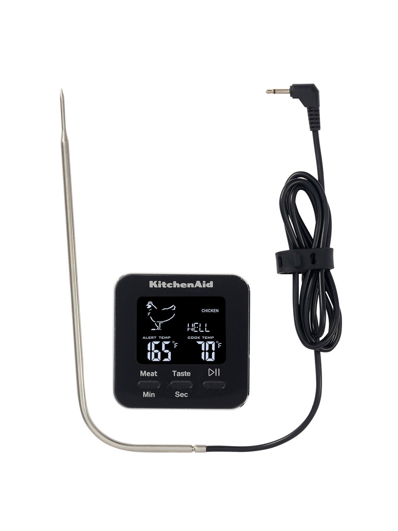  image of kitchenaid-digital-kitchen-thermometer-with-timer-and-leave-in-oven-probe