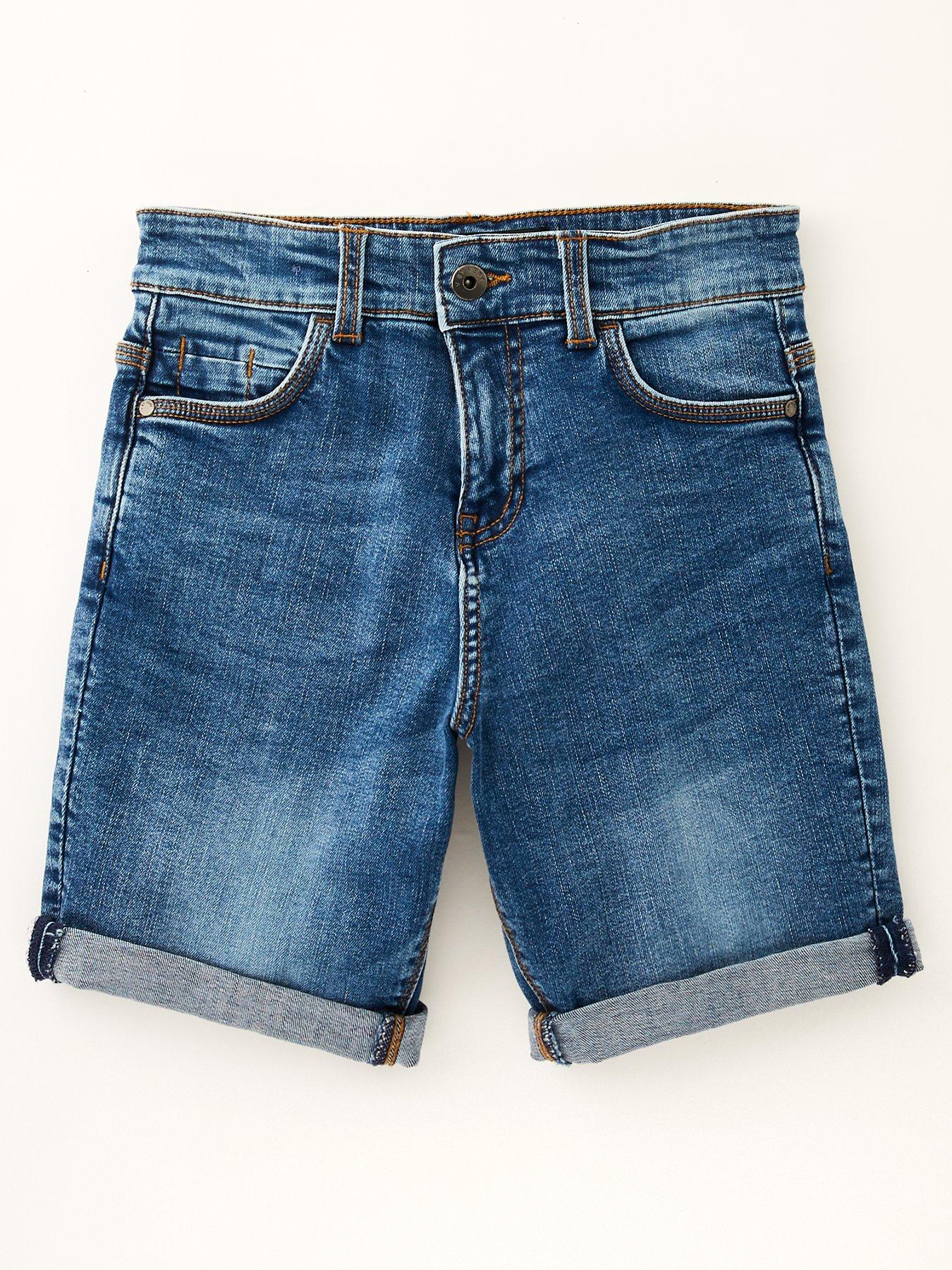 Image 1 of 4 of V by Very Boys Pull On Denim Shorts - Multi