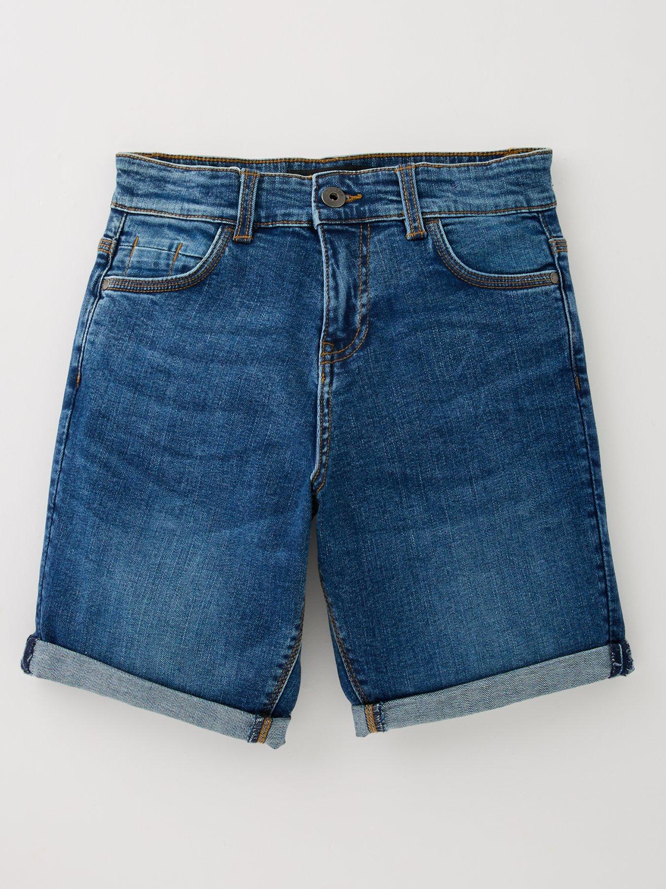 V by Very Boys Denim Short - Light Wash