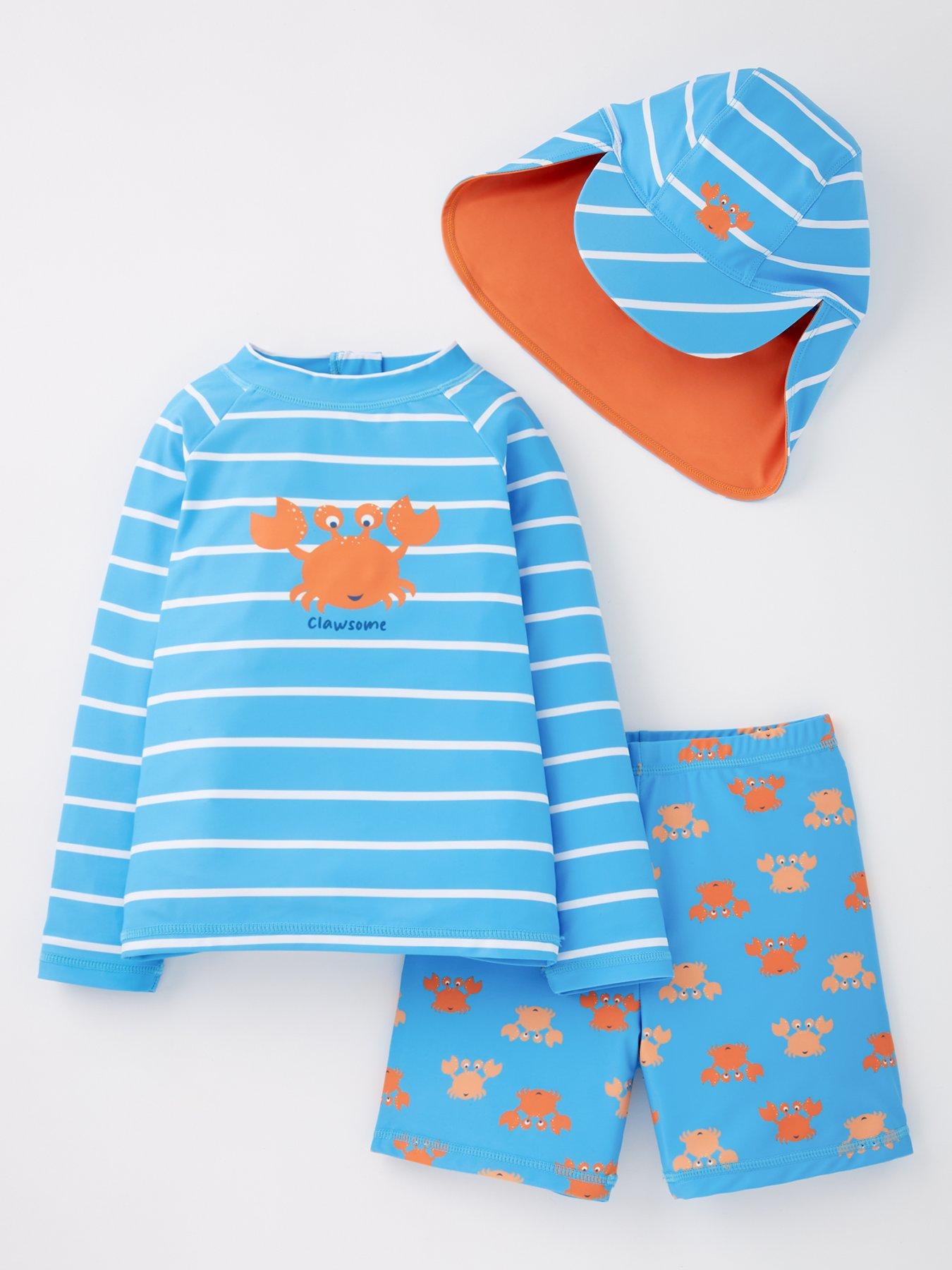 mini-v-by-very-boys-3-piece-crab-print-sunsafe-top-short-and-hat-blue