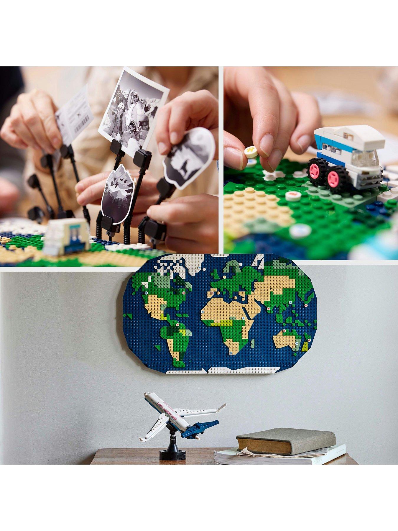  image of lego-family-travel-moments-world-map-toy-set-41838
