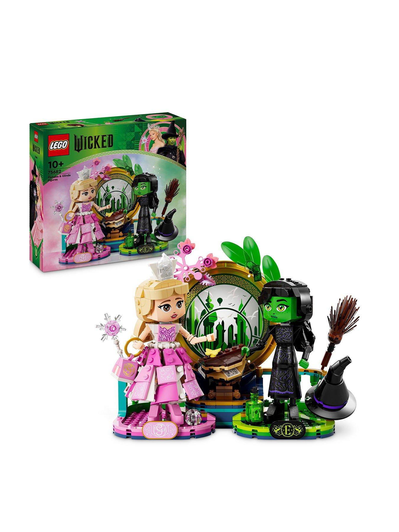 image of lego-wicked-elphaba-amp-glinda-figures-movie-set-75682