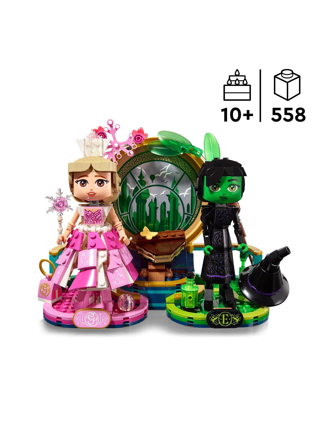  image of lego-wicked-elphaba-amp-glinda-figures-movie-set-75682