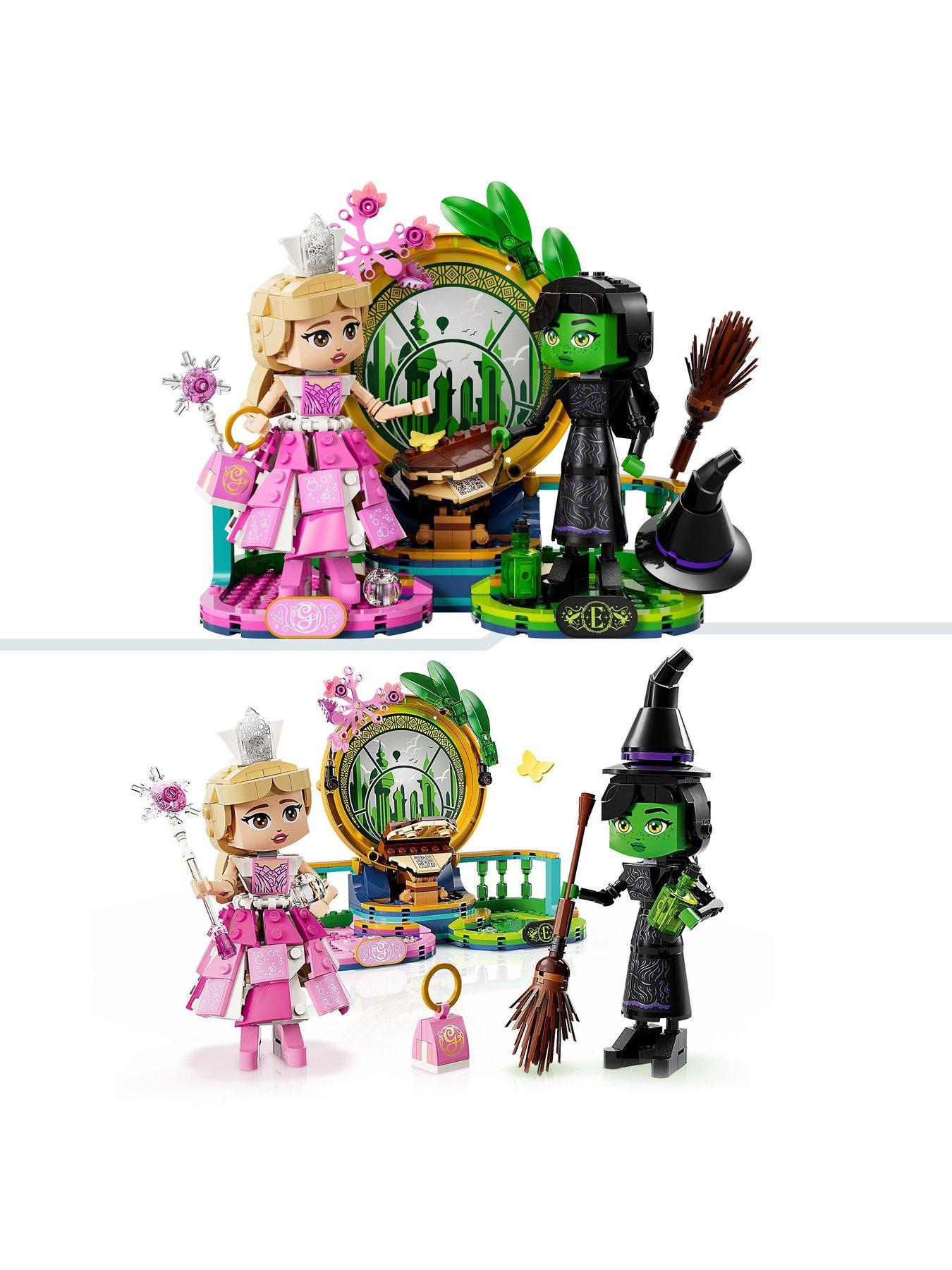  image of lego-wicked-elphaba-amp-glinda-figures-movie-set-75682