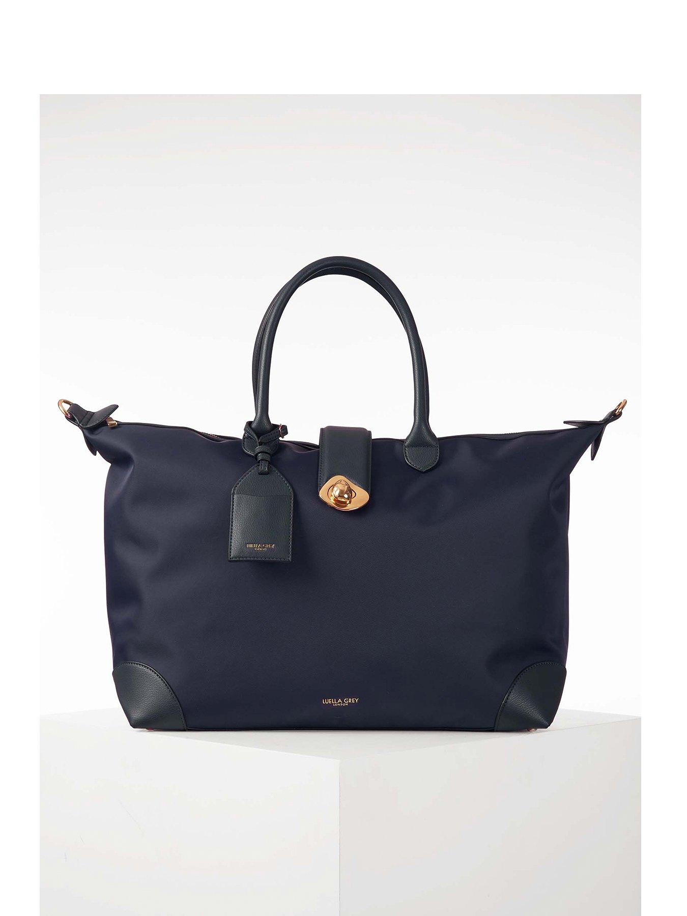 luella-grey-lucinda-navy-weekend-overnight-holdall
