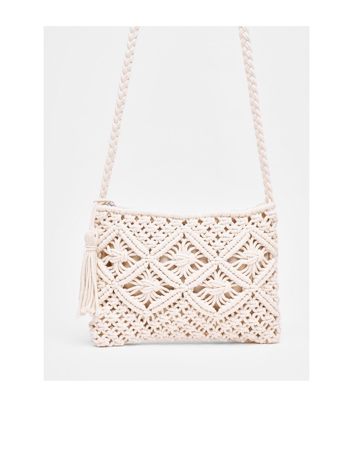 quiz-cream-crochet-cross-body-bag