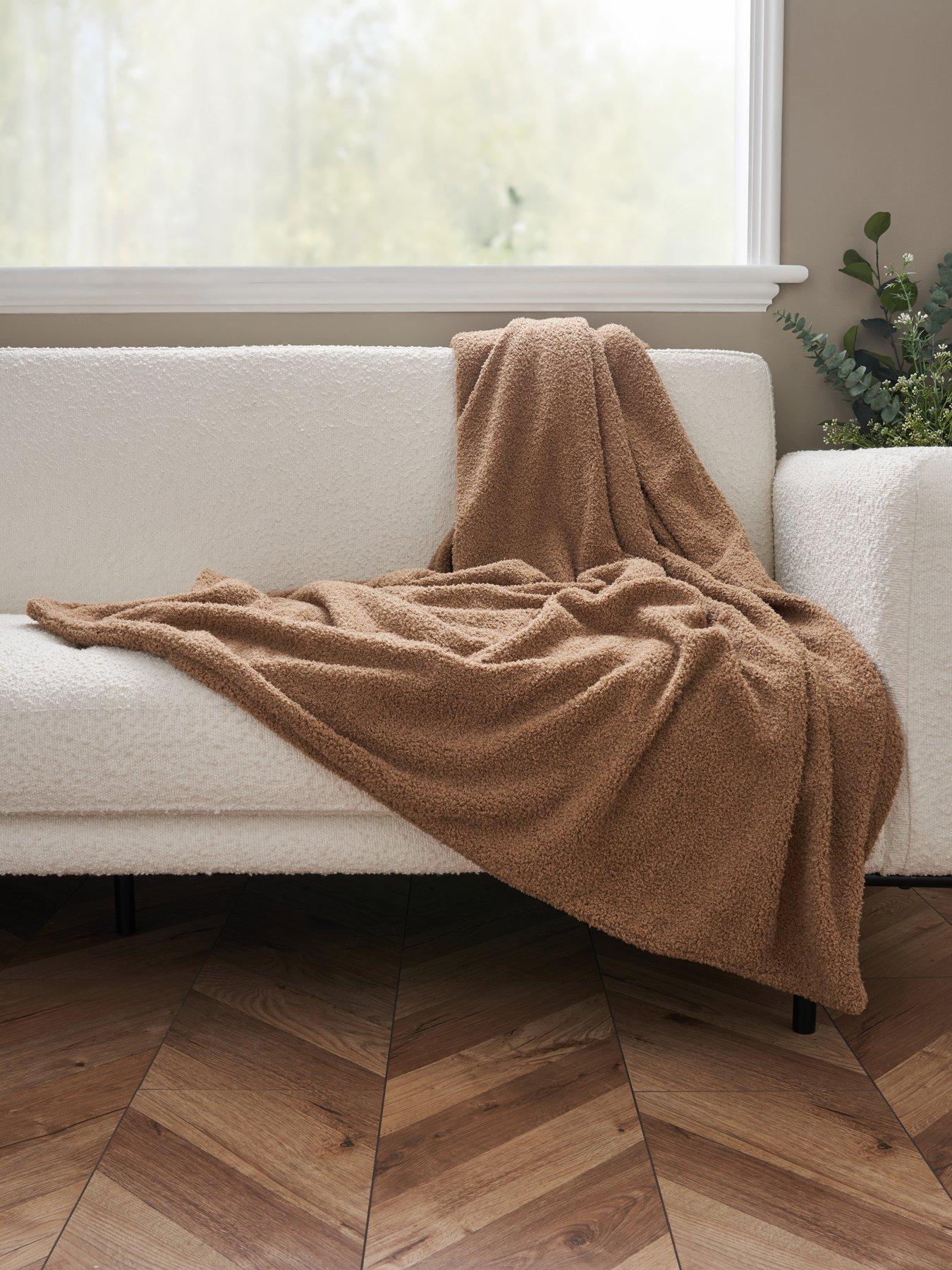 very-home-teddy-soft-throw